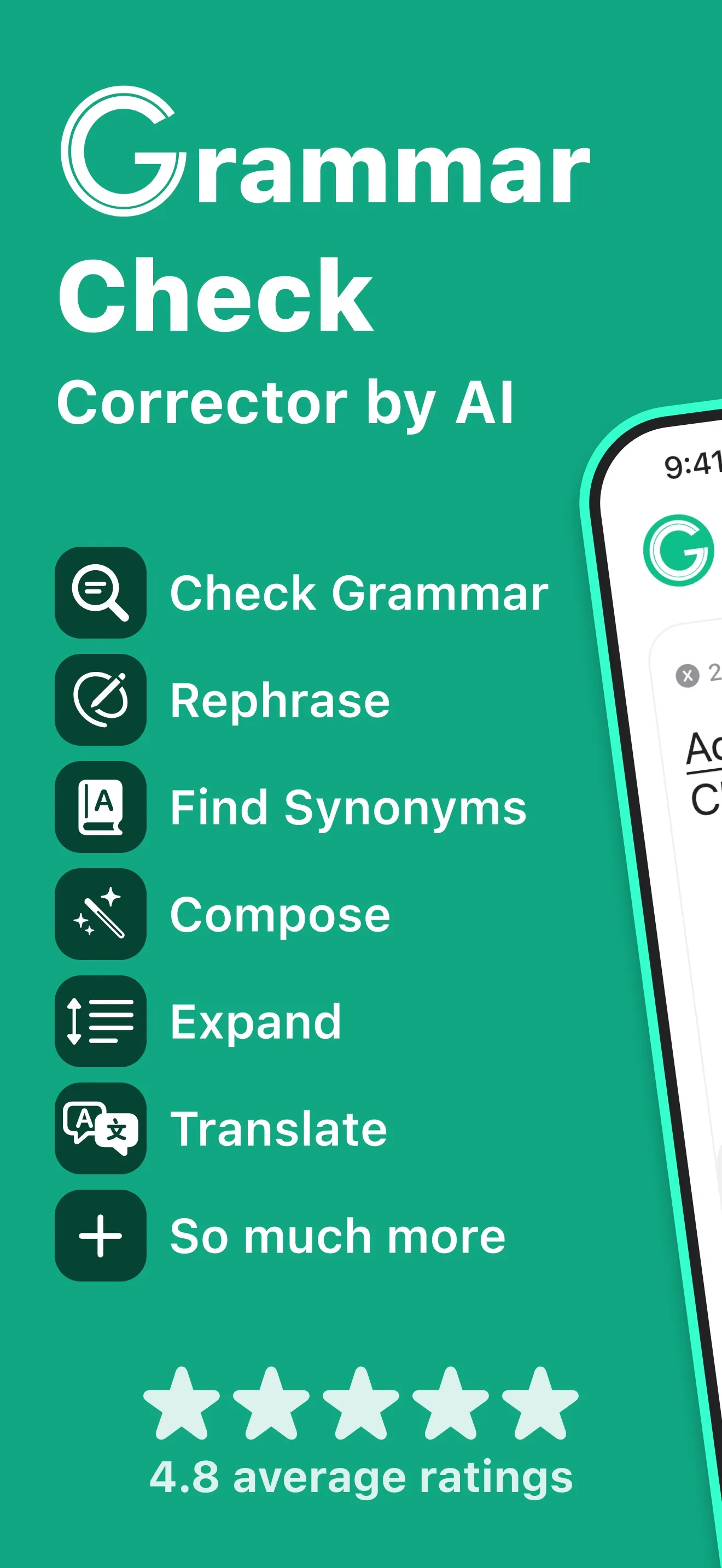 Grammar Check Corrector by AI iphone screenshot 1