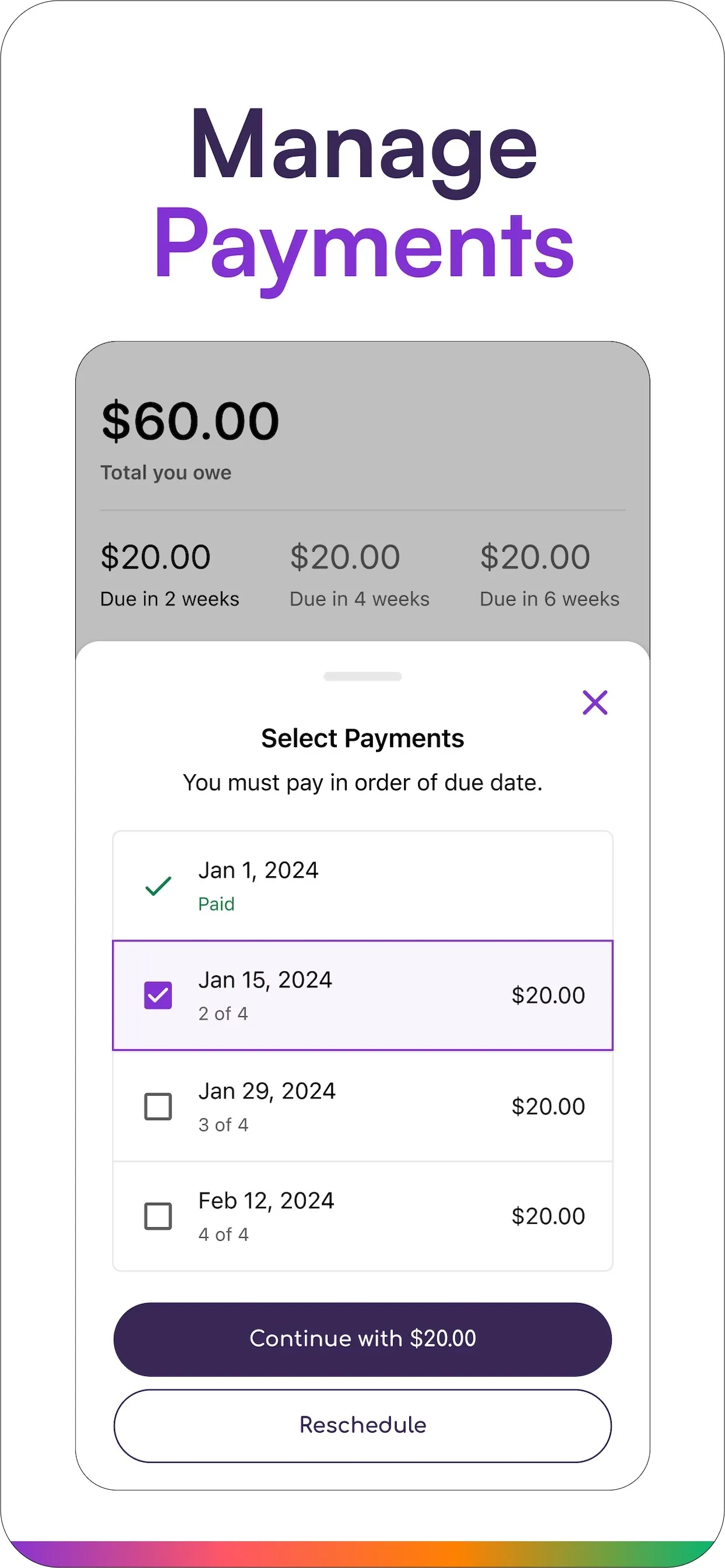 Sezzle - Buy Now, Pay Later iphone screenshot 5