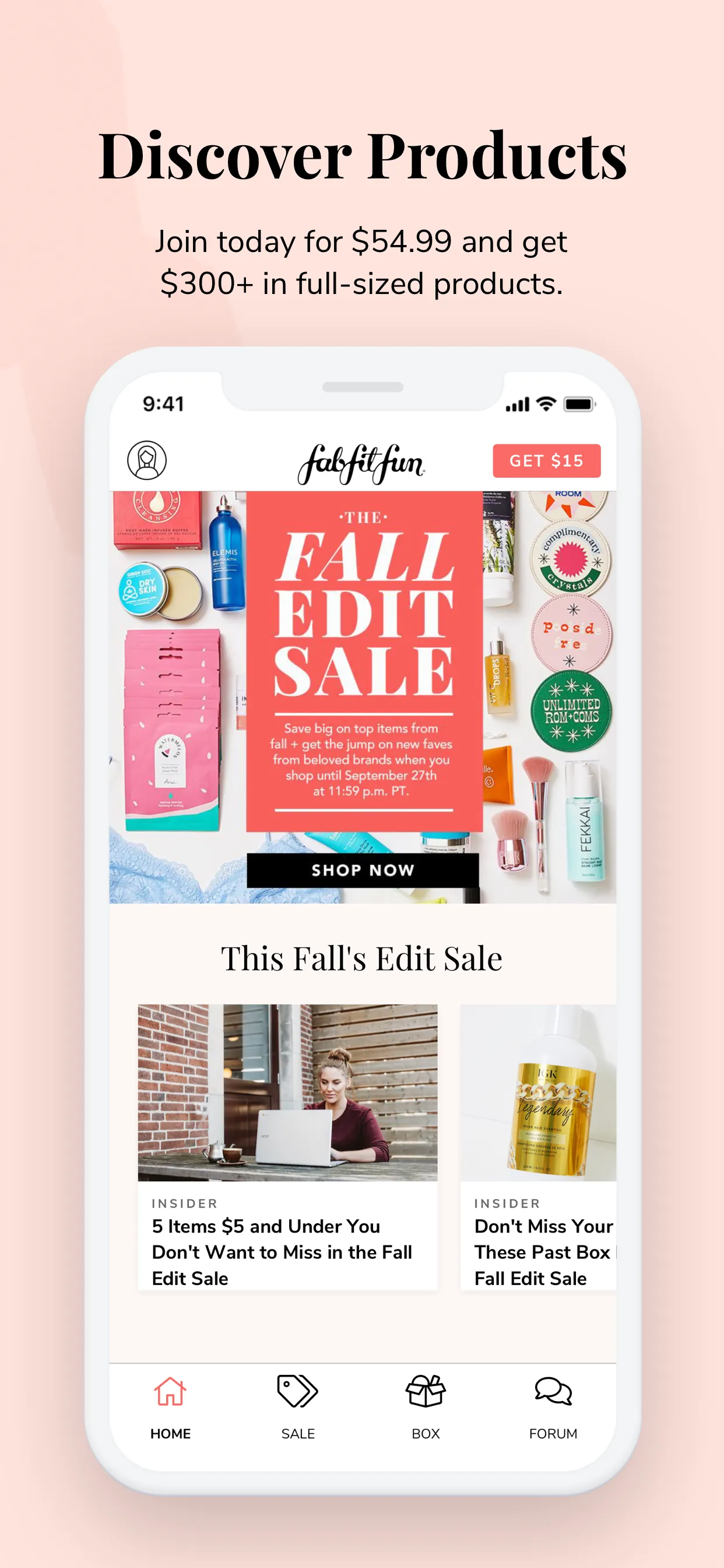 FabFitFun - Beauty, Fashion iphone screenshot 2
