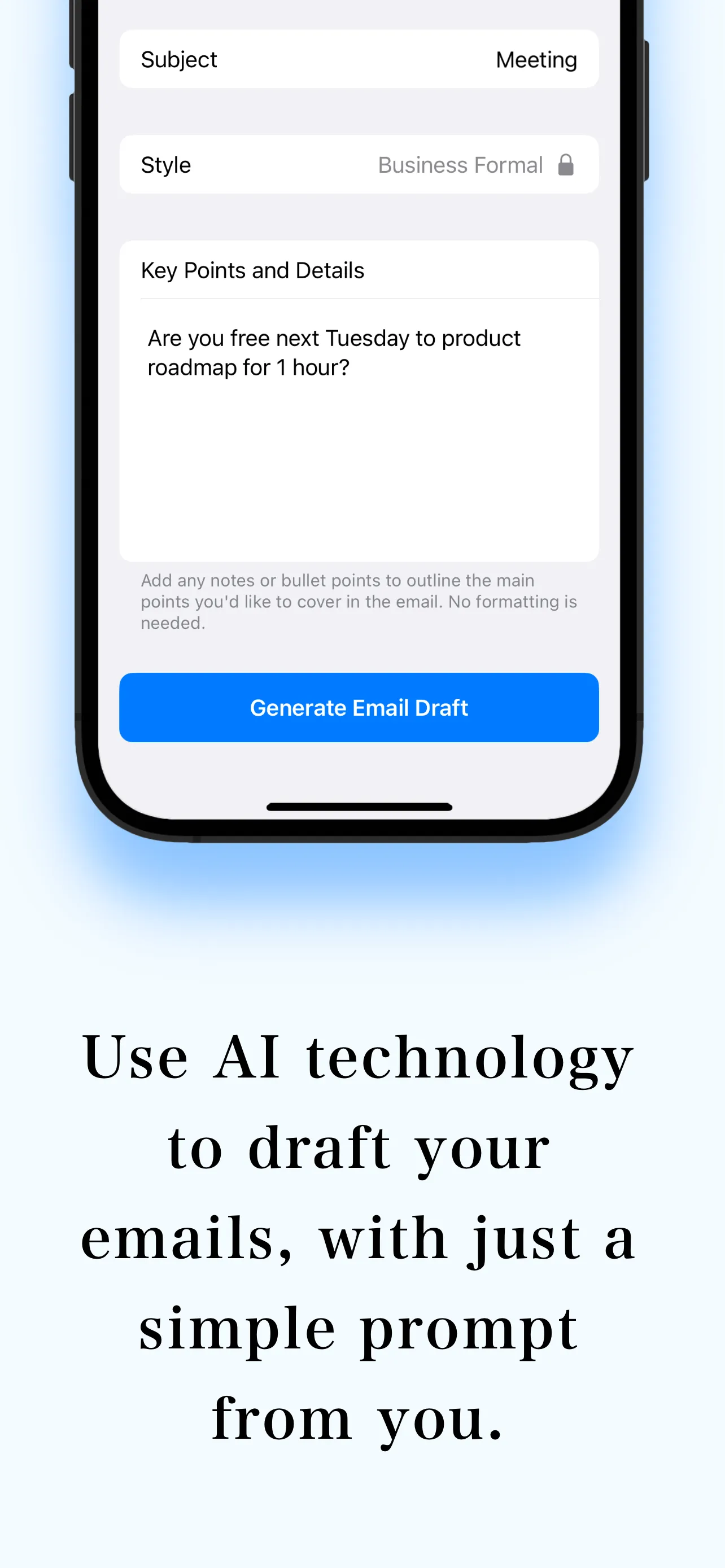 AI Email Writing Helper: MAILE iphone screenshot 2
