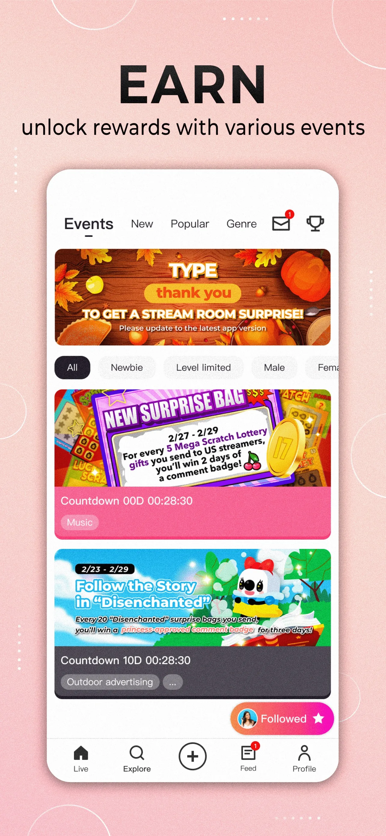17LIVE - Live Streaming & Chat iphone screenshot 4