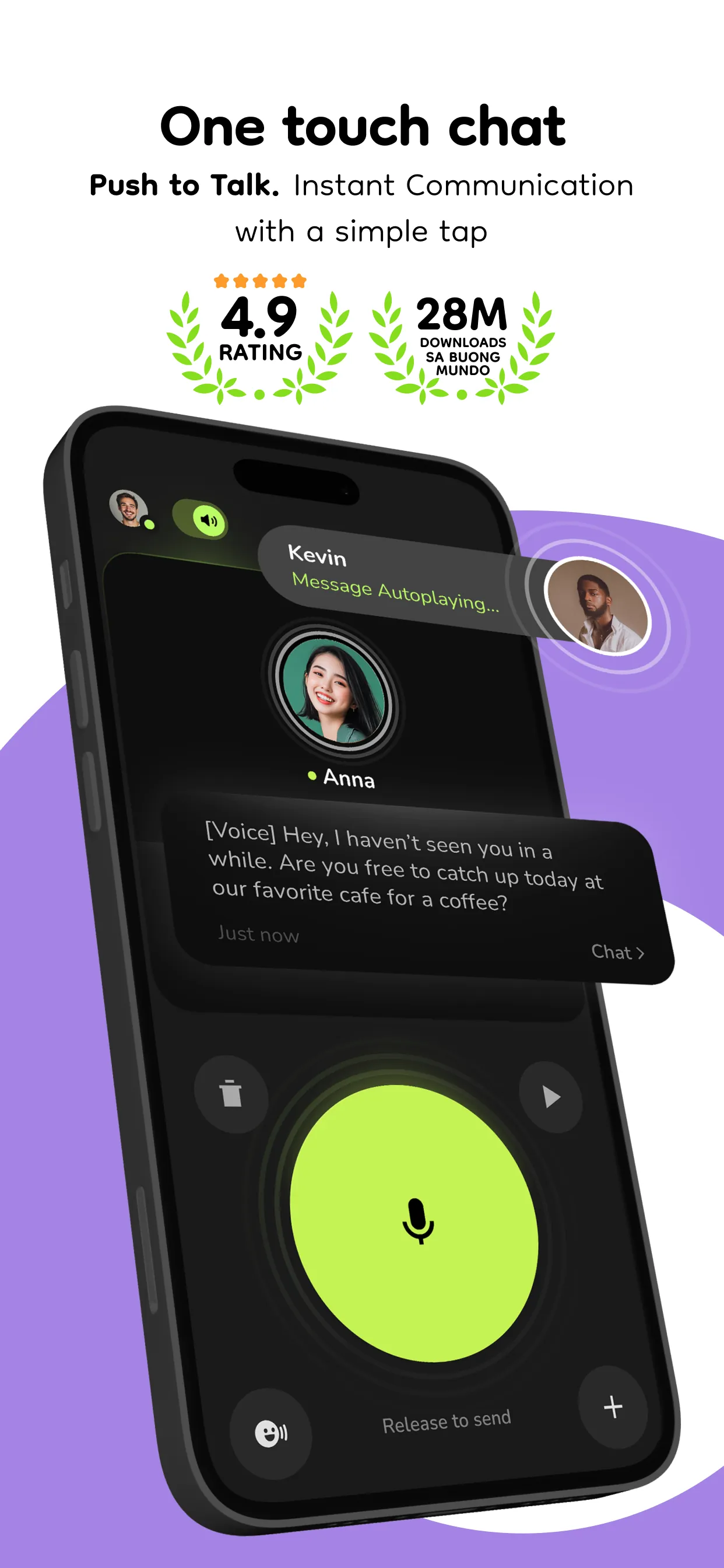 buz - voice connects iphone screenshot 1