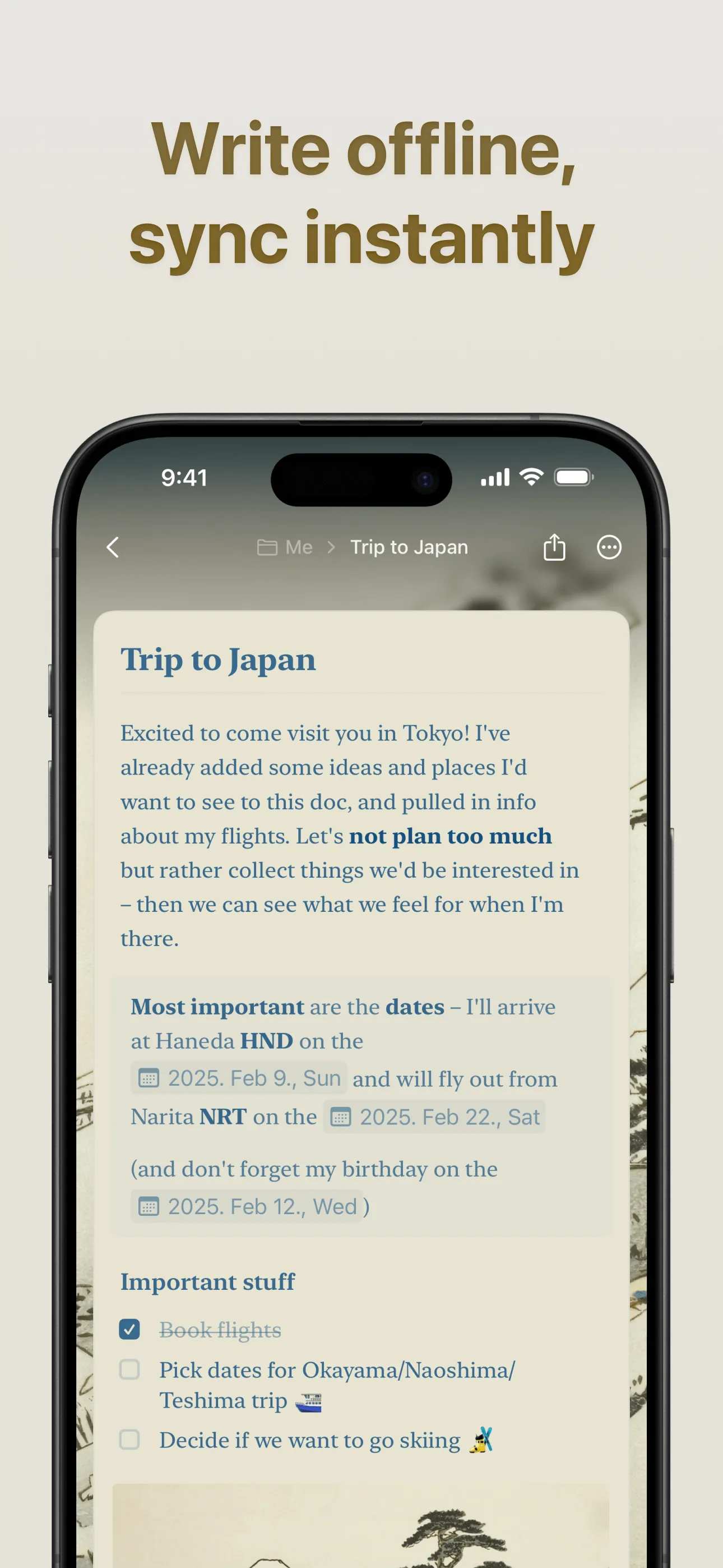 Craft: Write docs, AI editing iphone screenshot 2