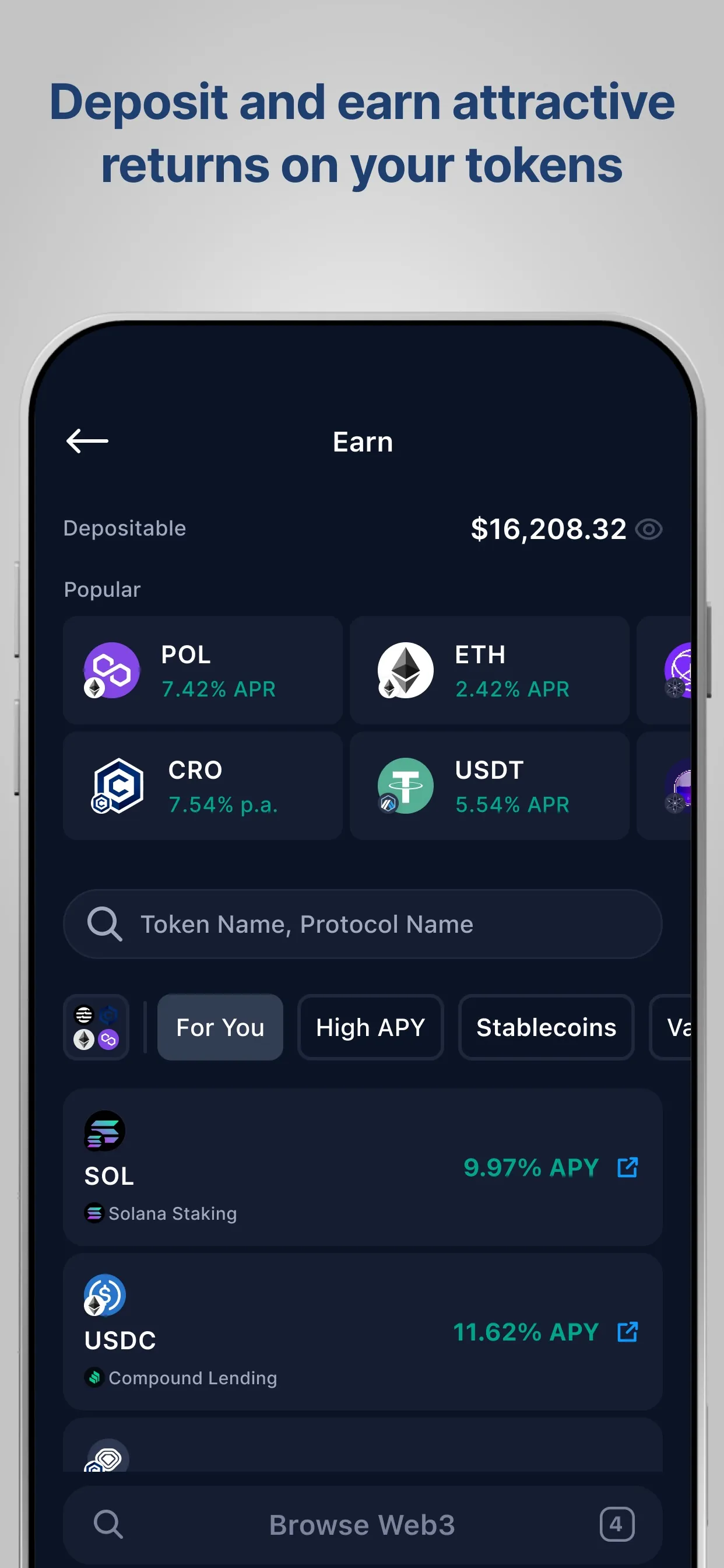 Crypto.com: Onchain Wallet iphone screenshot 6