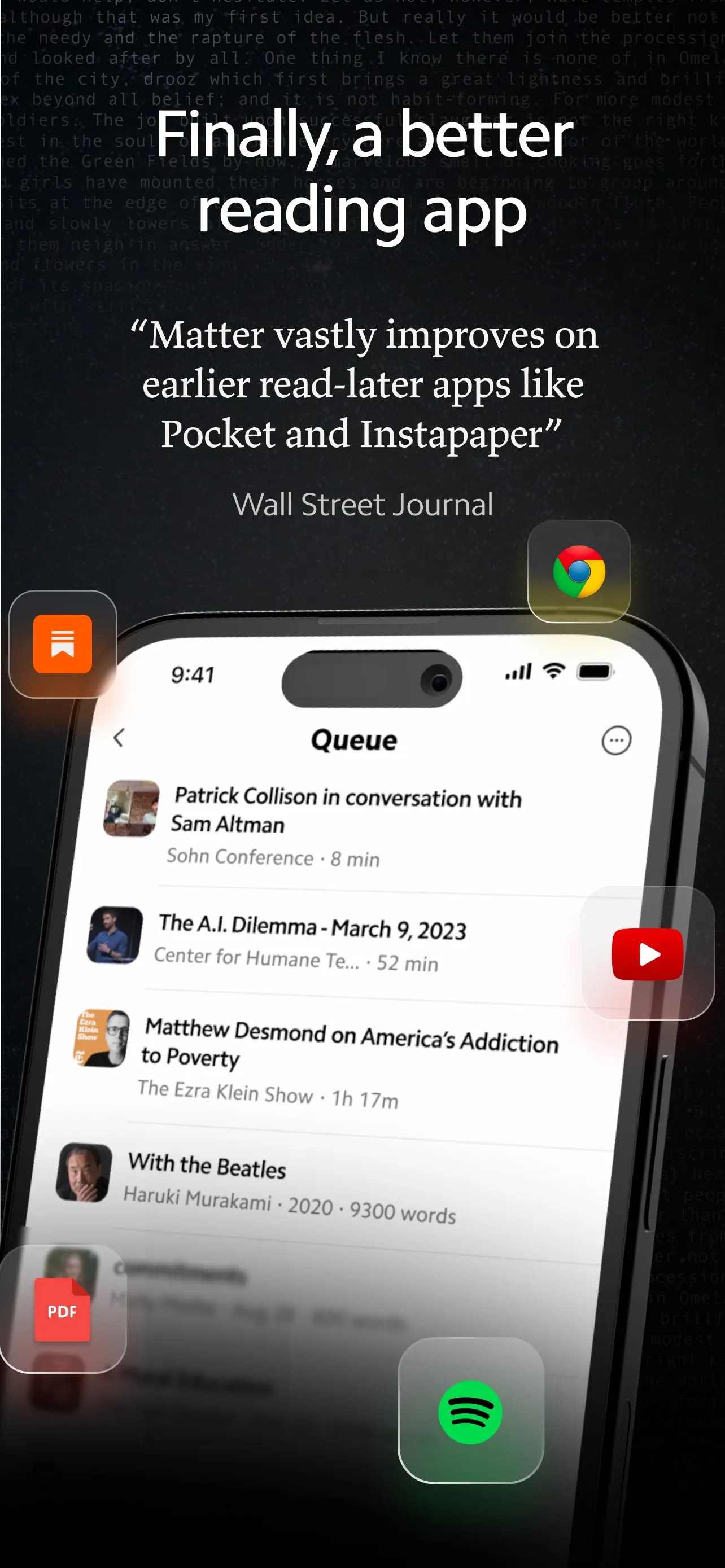 Matter: Save. Read. Grow. iphone screenshot 2