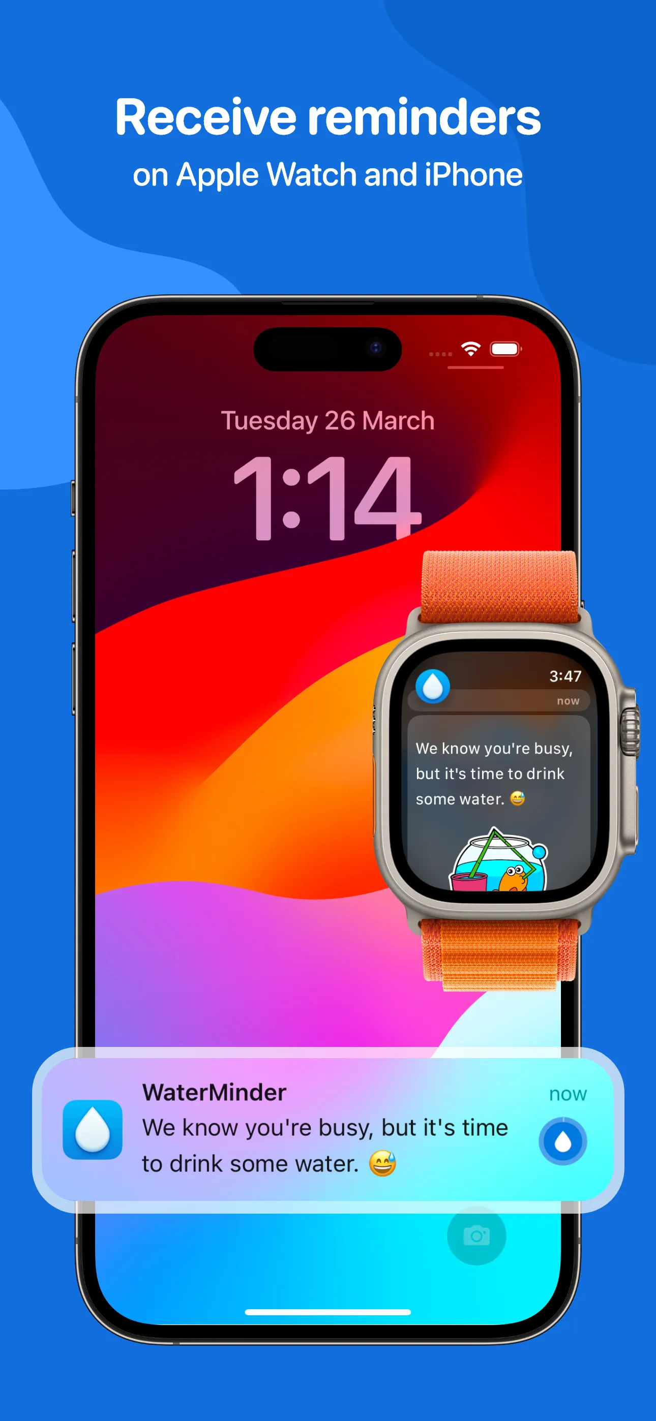 Water Tracker by WaterMinder® iphone screenshot 2