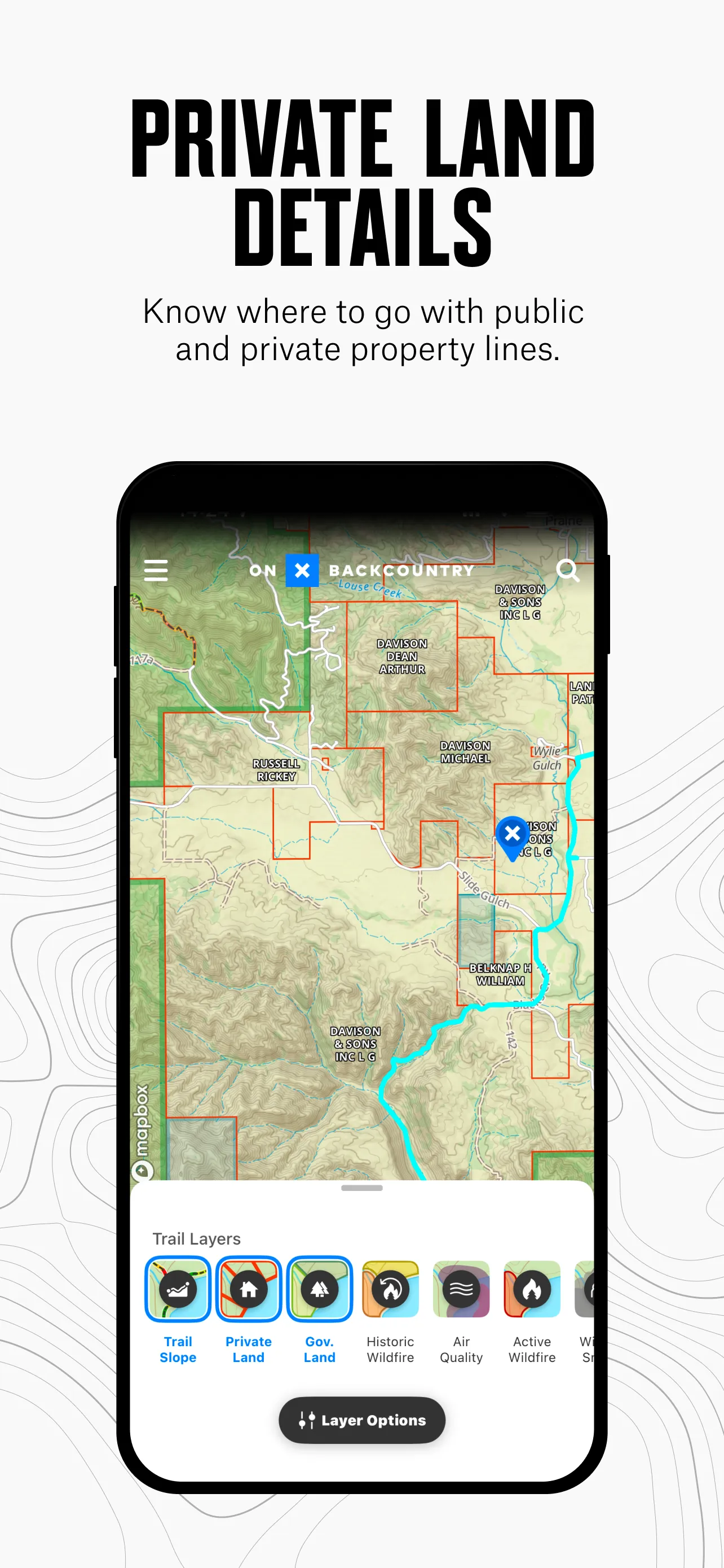 onX Backcountry: Trail GPS App iphone screenshot 7