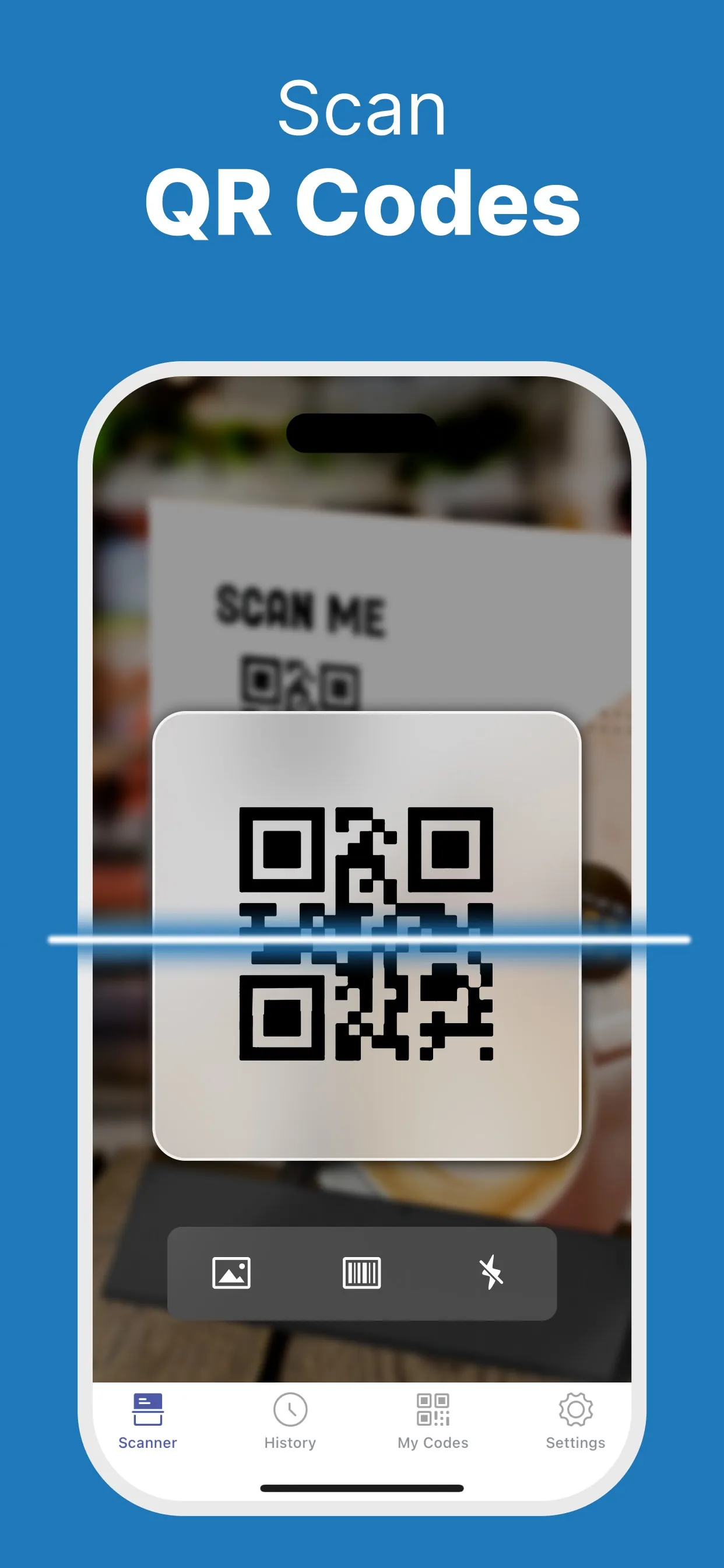 QR Code Reader · iphone screenshot 2