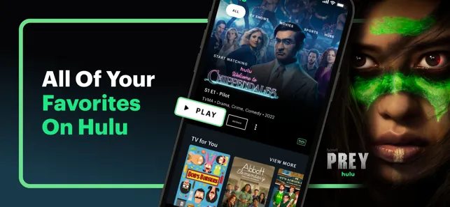 Hulu: Stream TV shows & movies iphone screenshot 1
