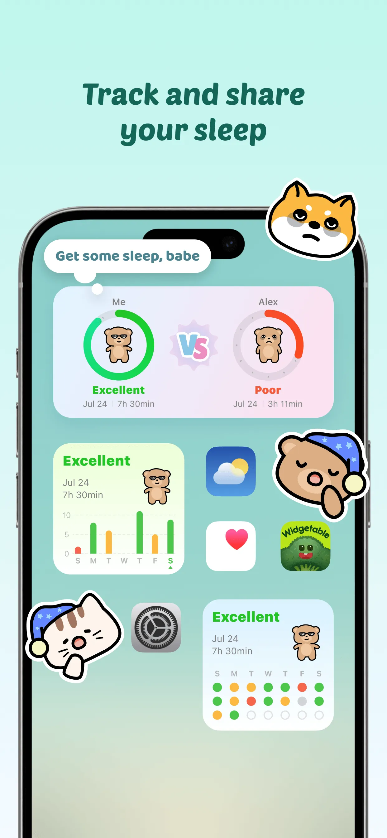 Widgetable: Besties & Couples iphone screenshot 4