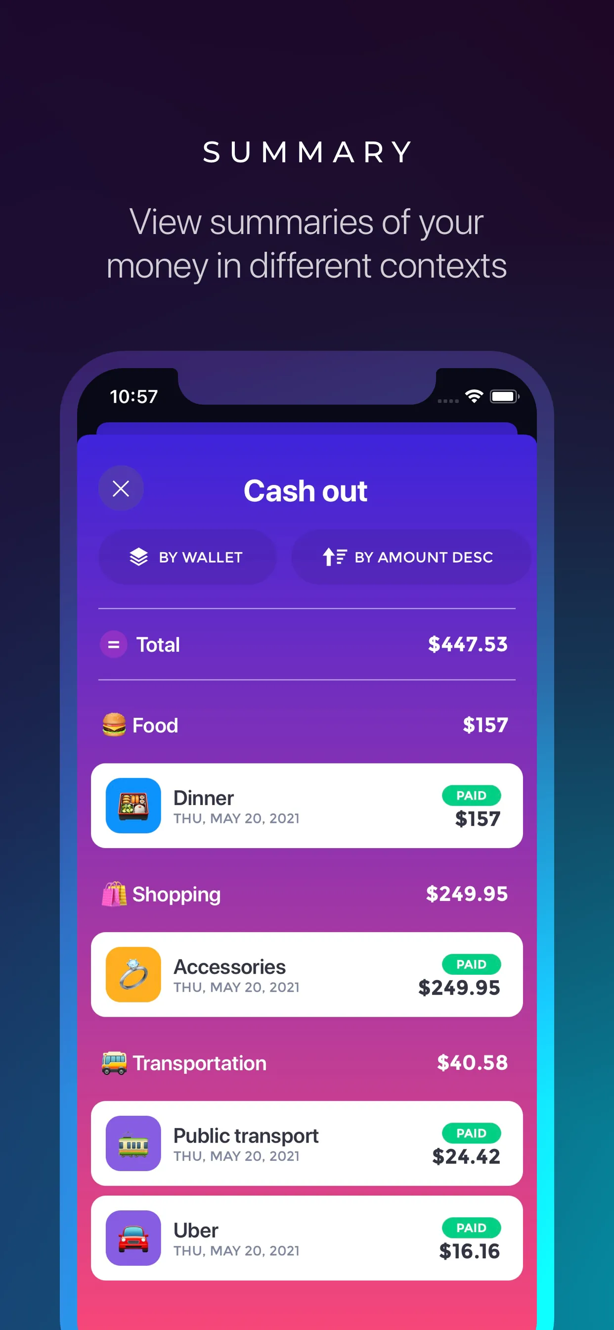 Fold - Savings, Budget Tracker iphone screenshot 10