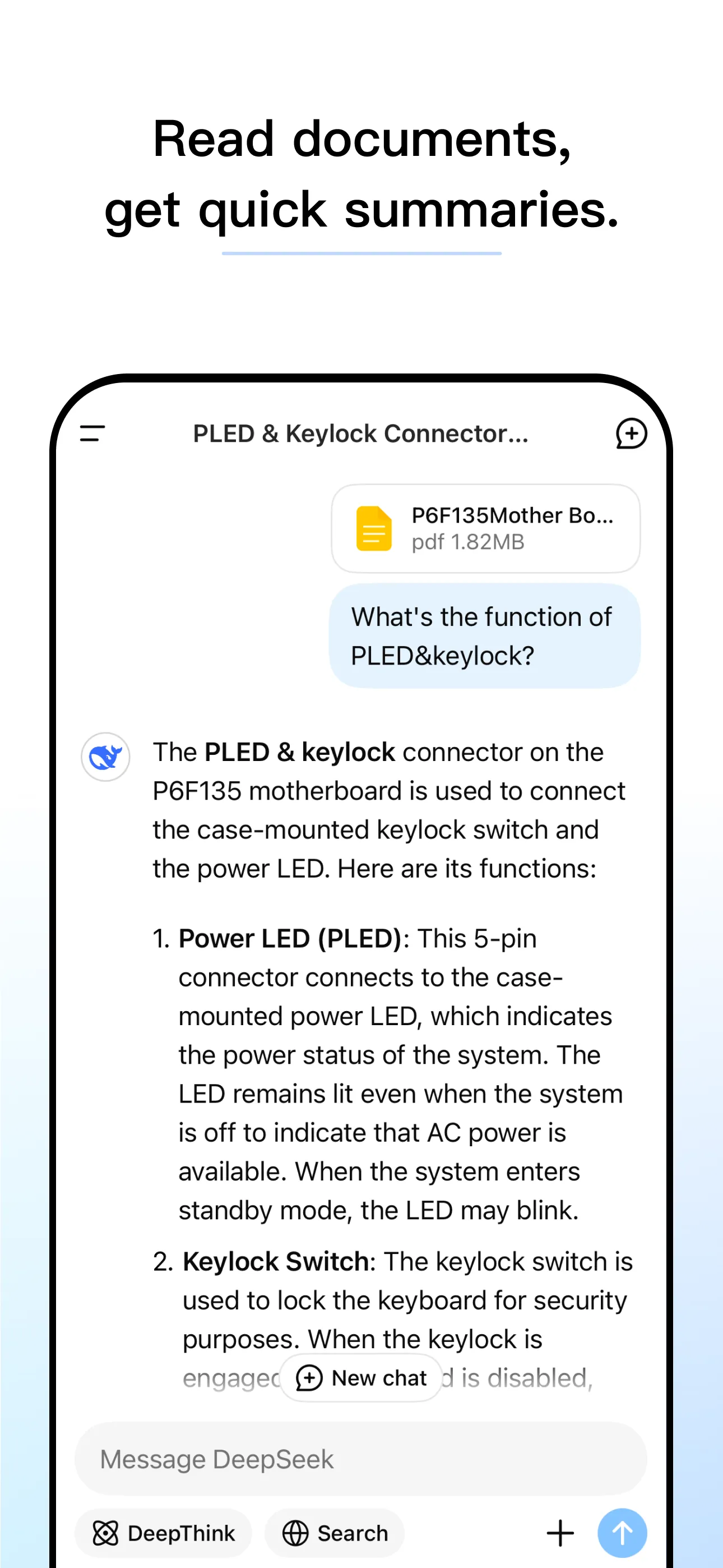 DeepSeek - AI Assistant iphone screenshot 5