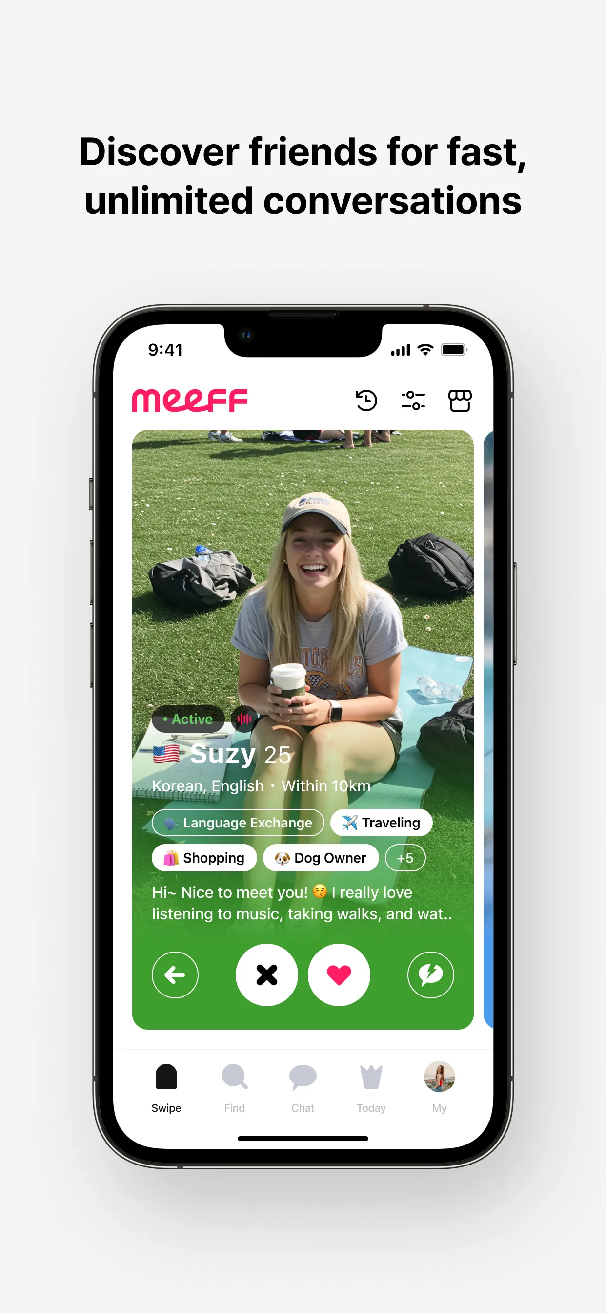 MEEFF - Make Global Friends iphone screenshot 4