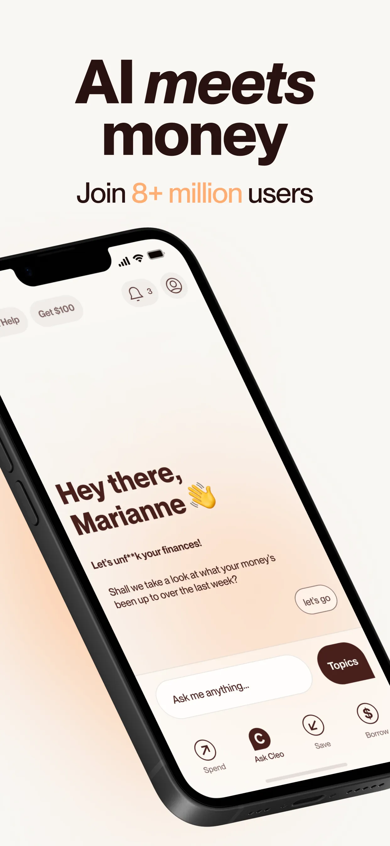 Cleo AI: Smart Money Manager iphone screenshot 2