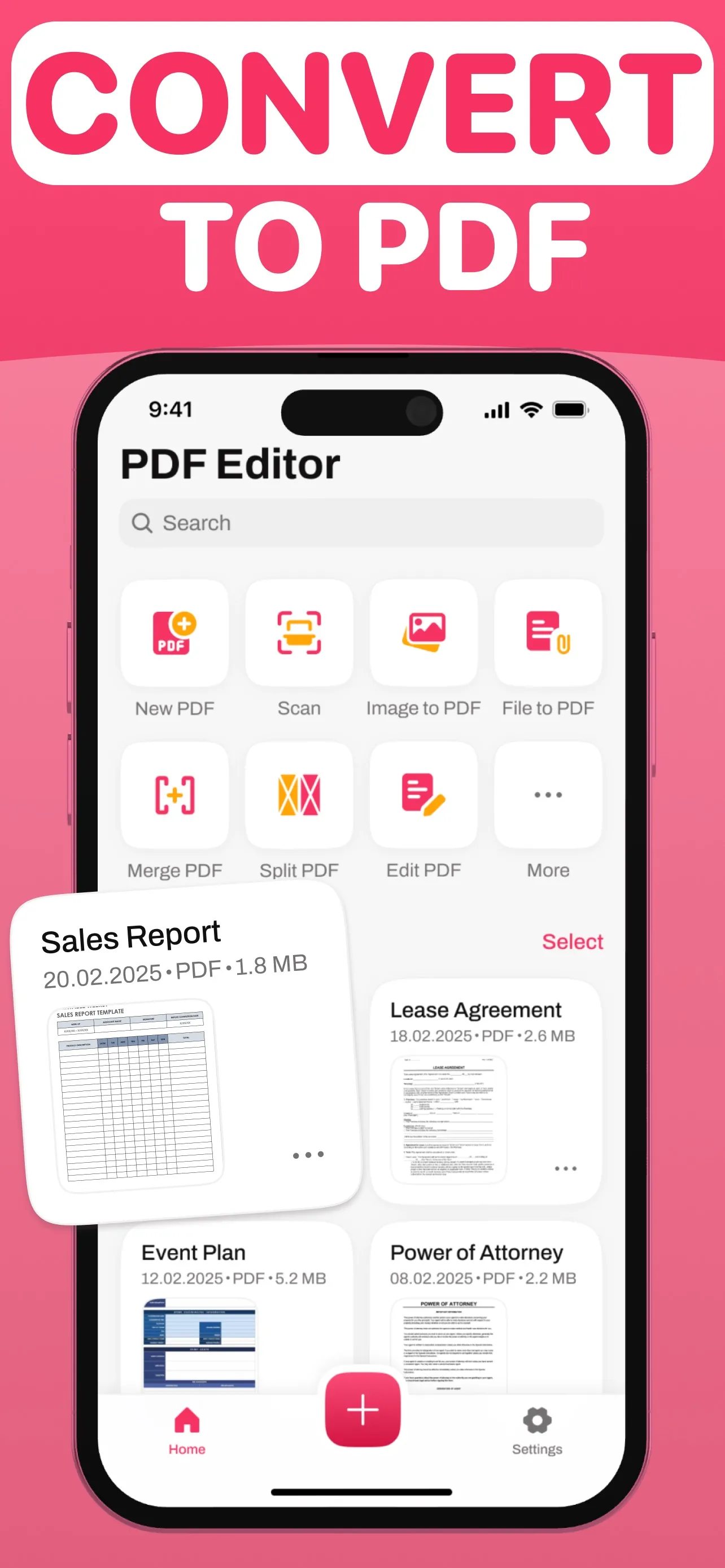 PDF Scanner & Edit DOC Viewer iphone screenshot 3