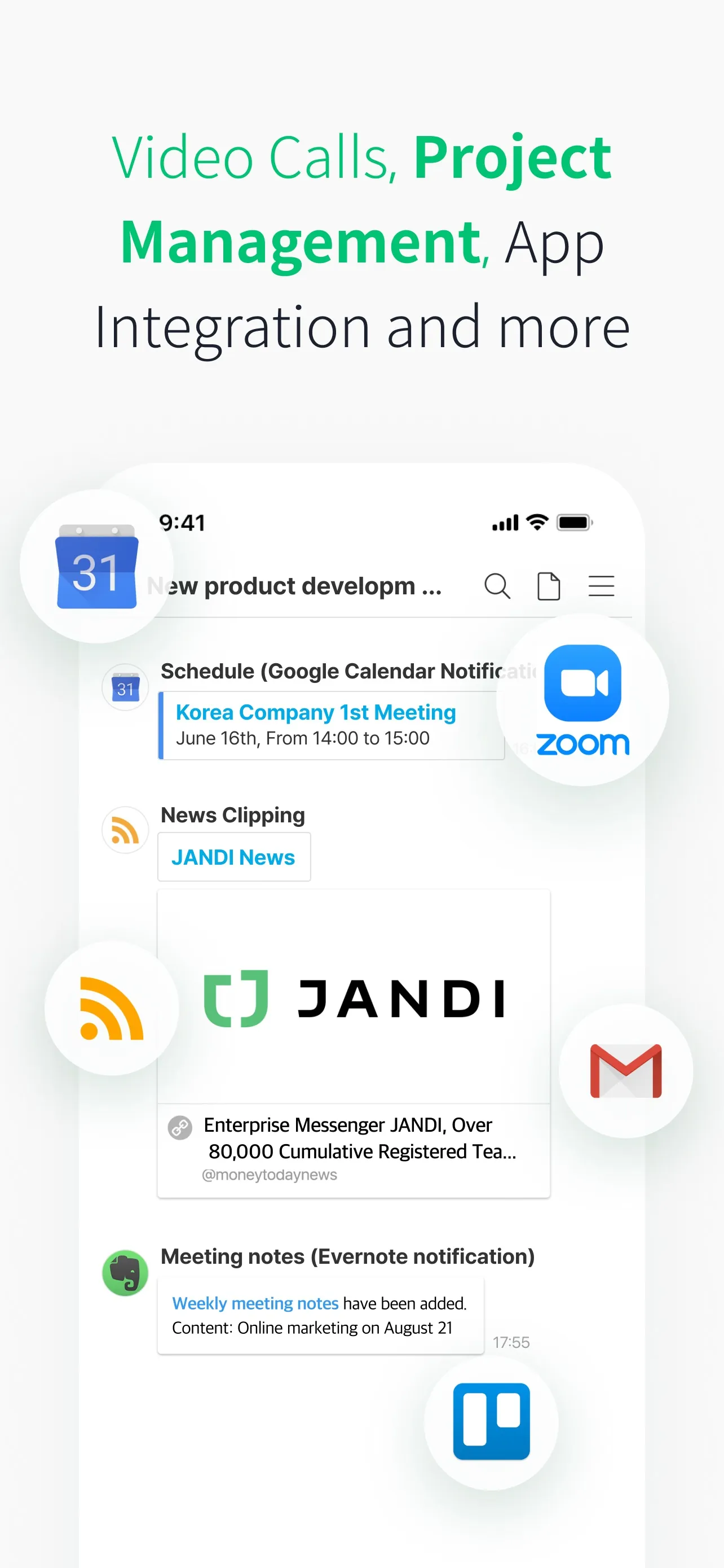 JANDI: Team Collaboration Tool iphone screenshot 3