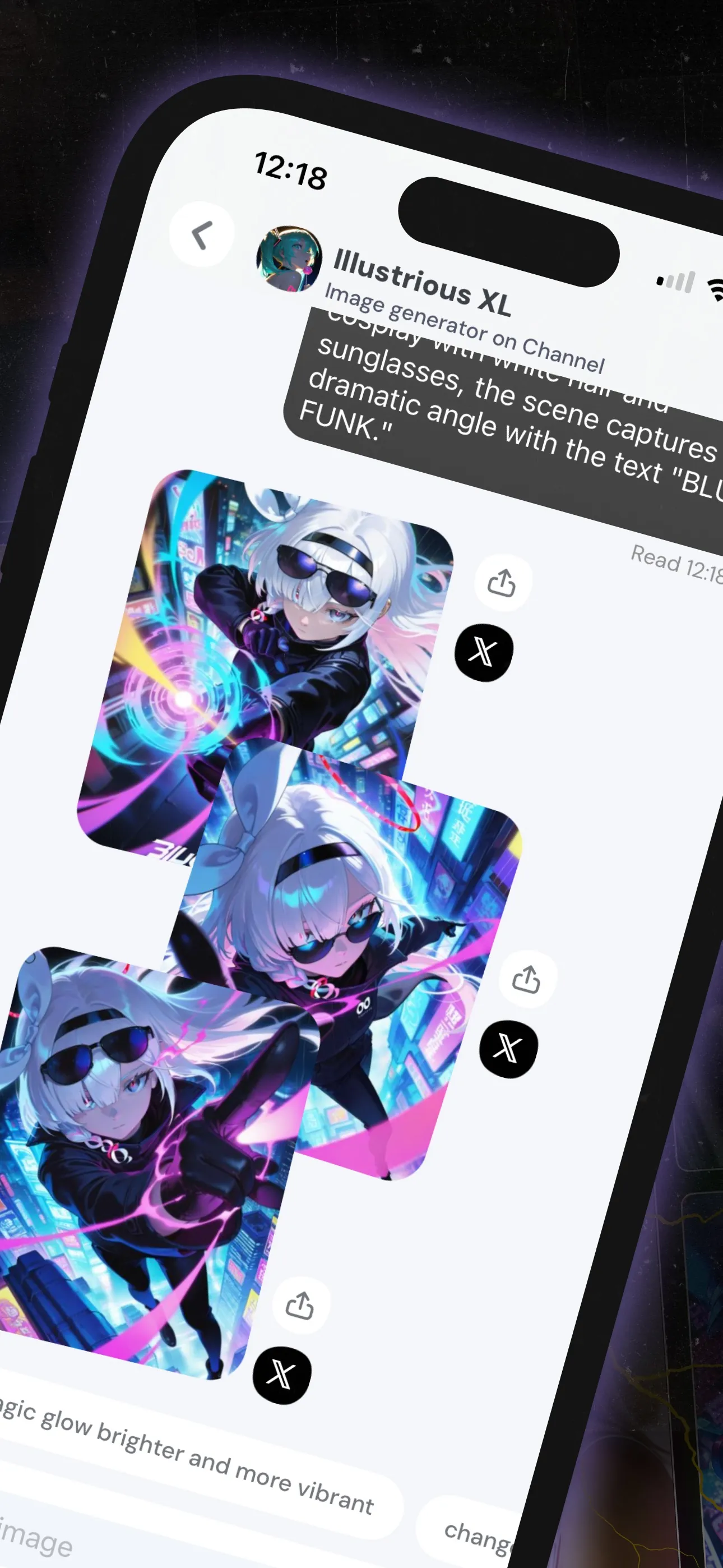Channel - AI Images and Chat iphone screenshot 2