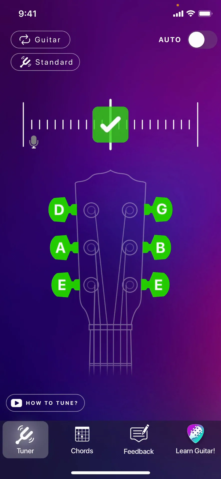 Guitar Tuner - Simply Tune iphone screenshot 1