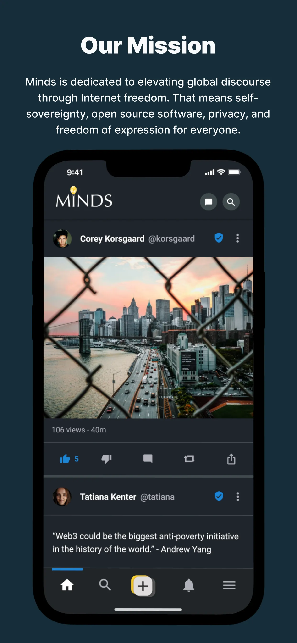Minds.com iphone screenshot 3