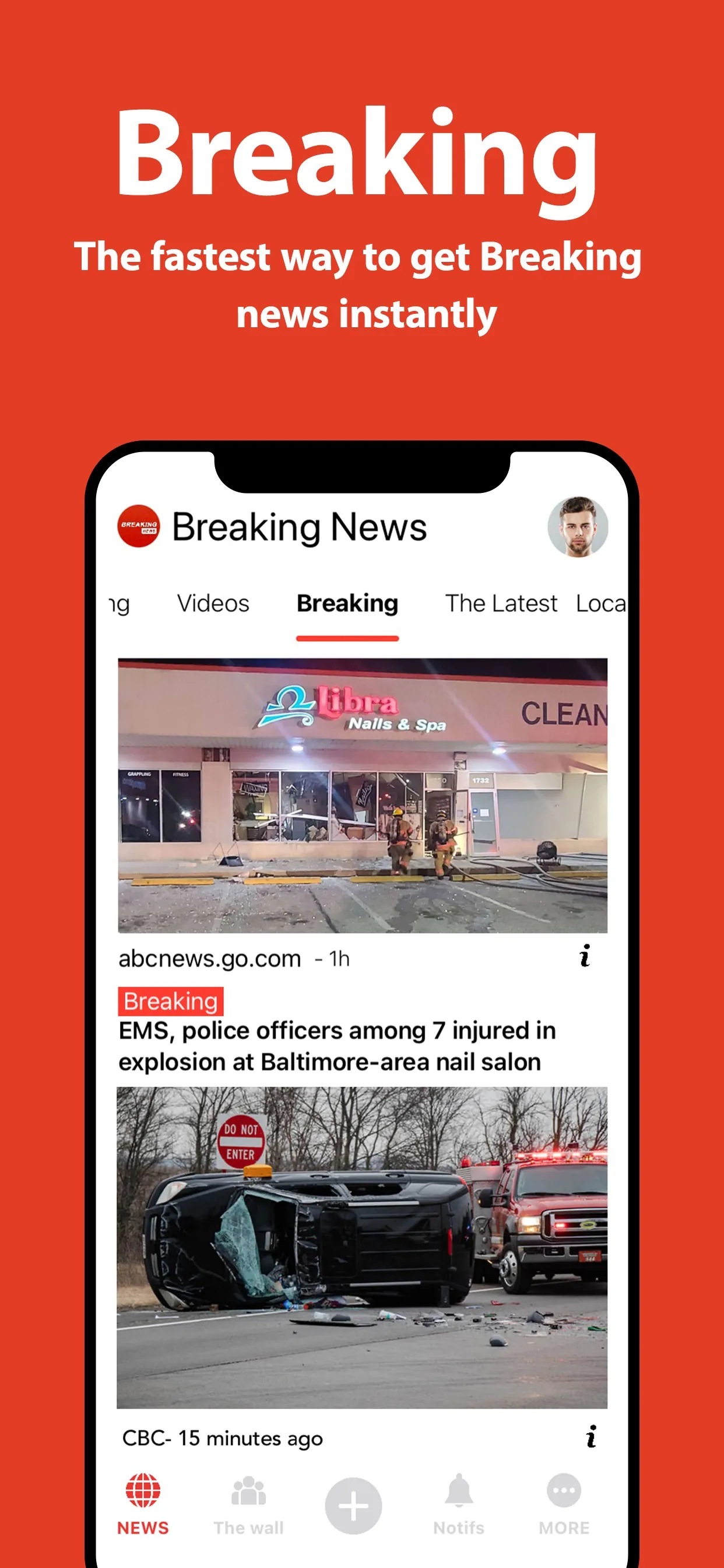 Breaking News: Local & Alerts iphone screenshot 4