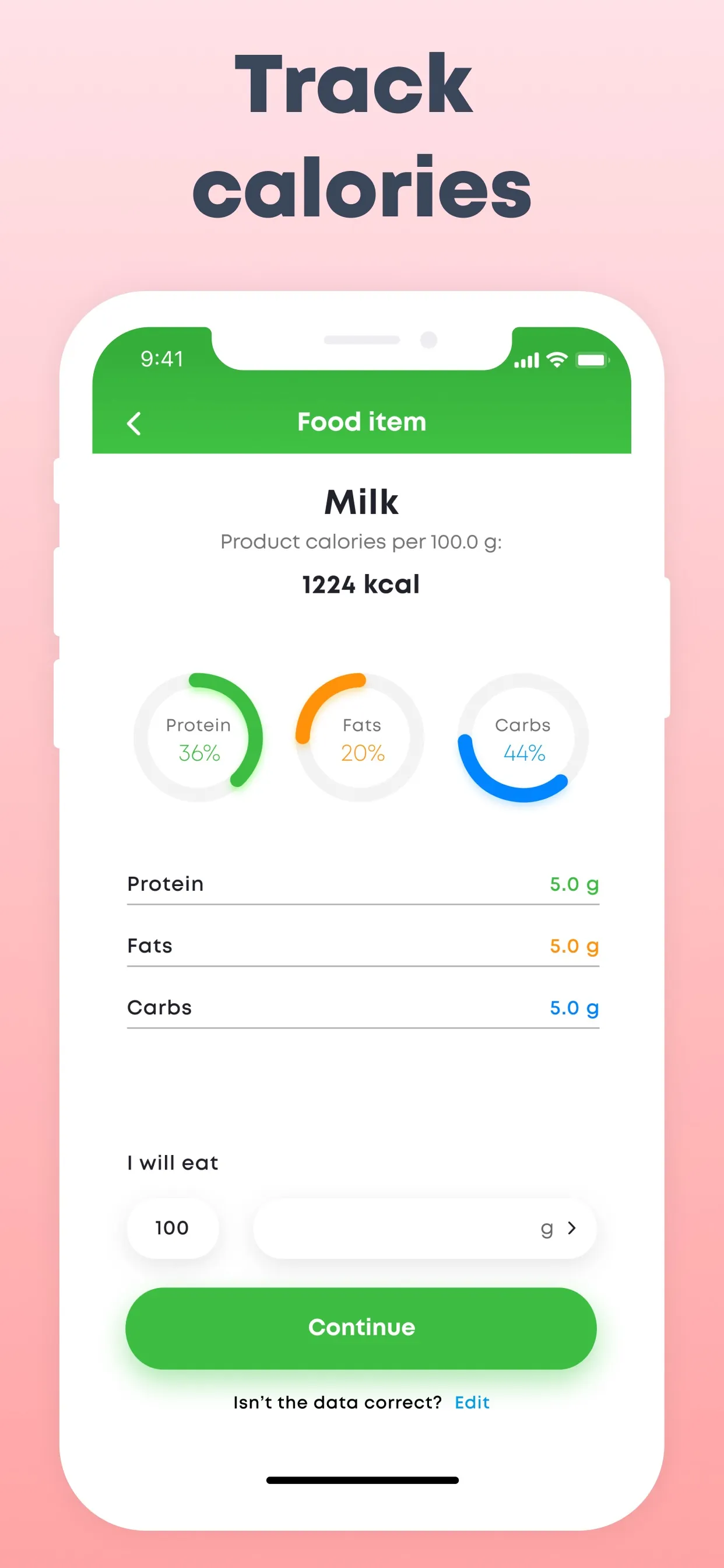 Calorie counter - Scanfood iphone screenshot 8