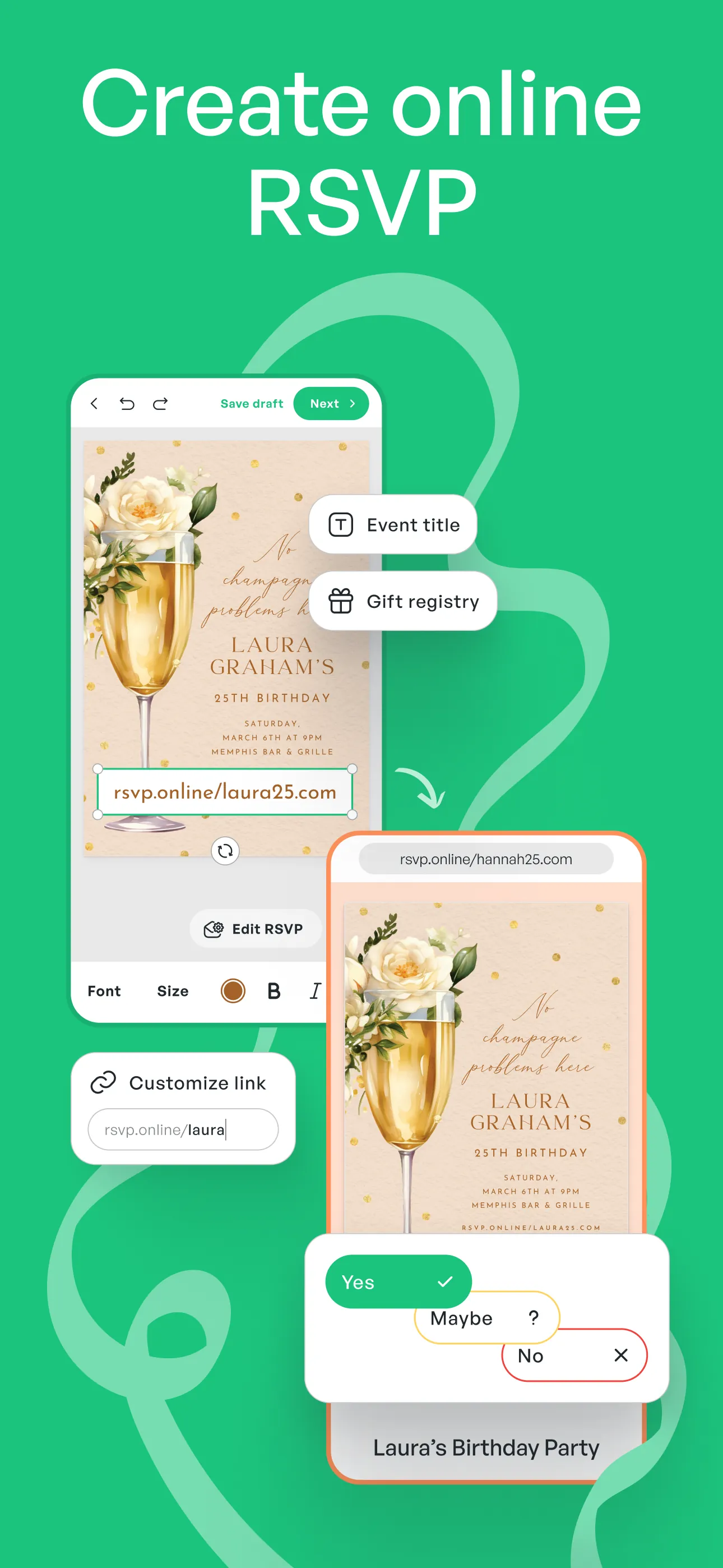 Invitation Maker: Cards & RSVP iphone screenshot 5