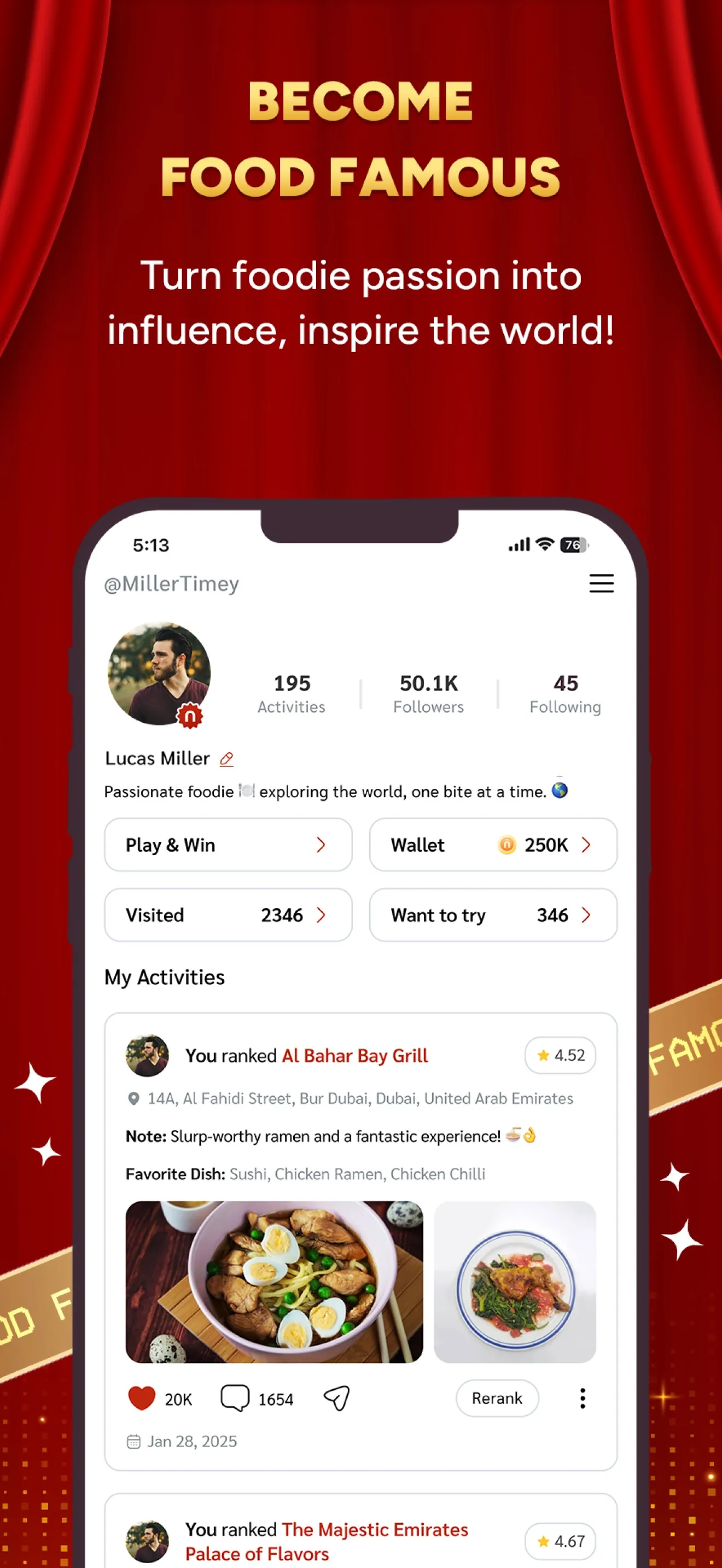 Nukhba Social: Foodie Network iphone screenshot 4