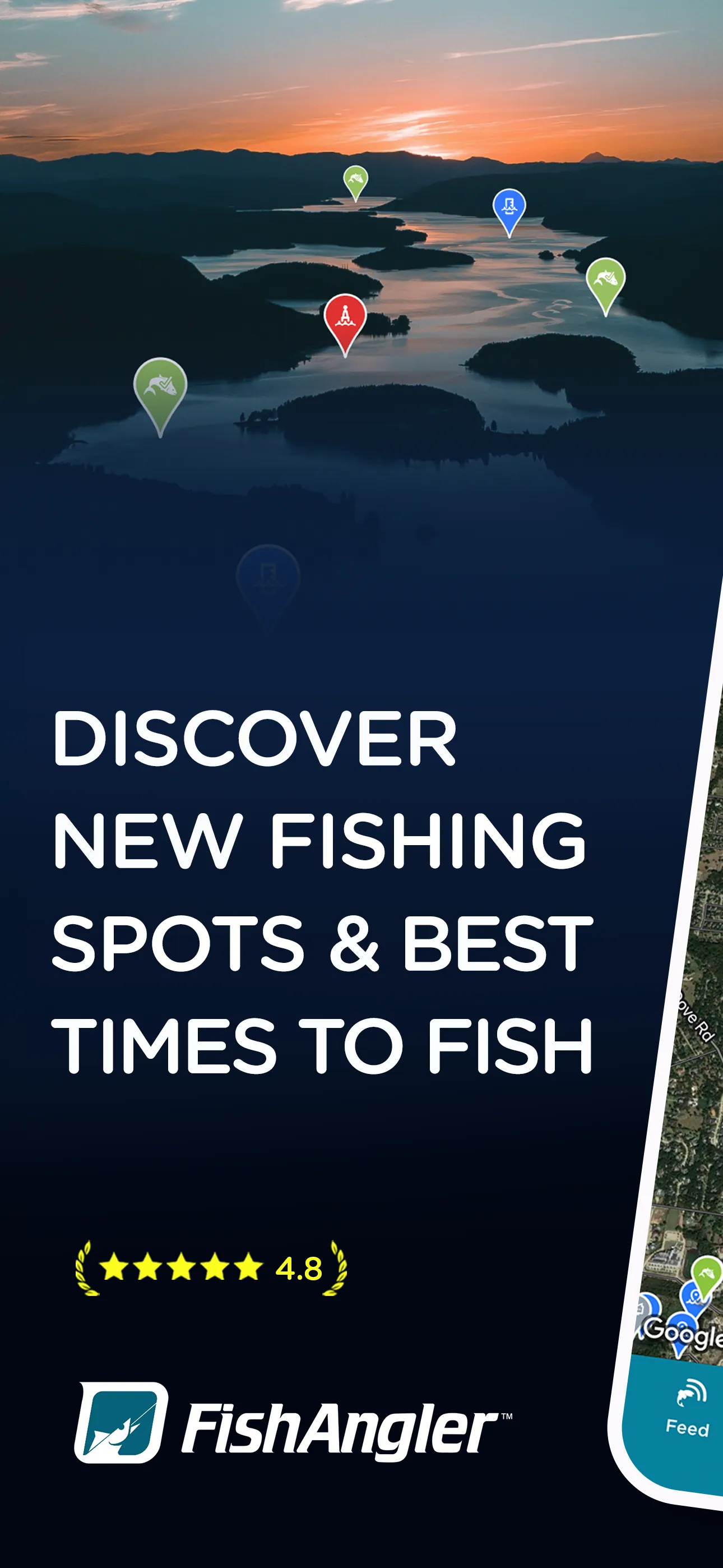 FishAngler - Fish Finder App iphone screenshot 1