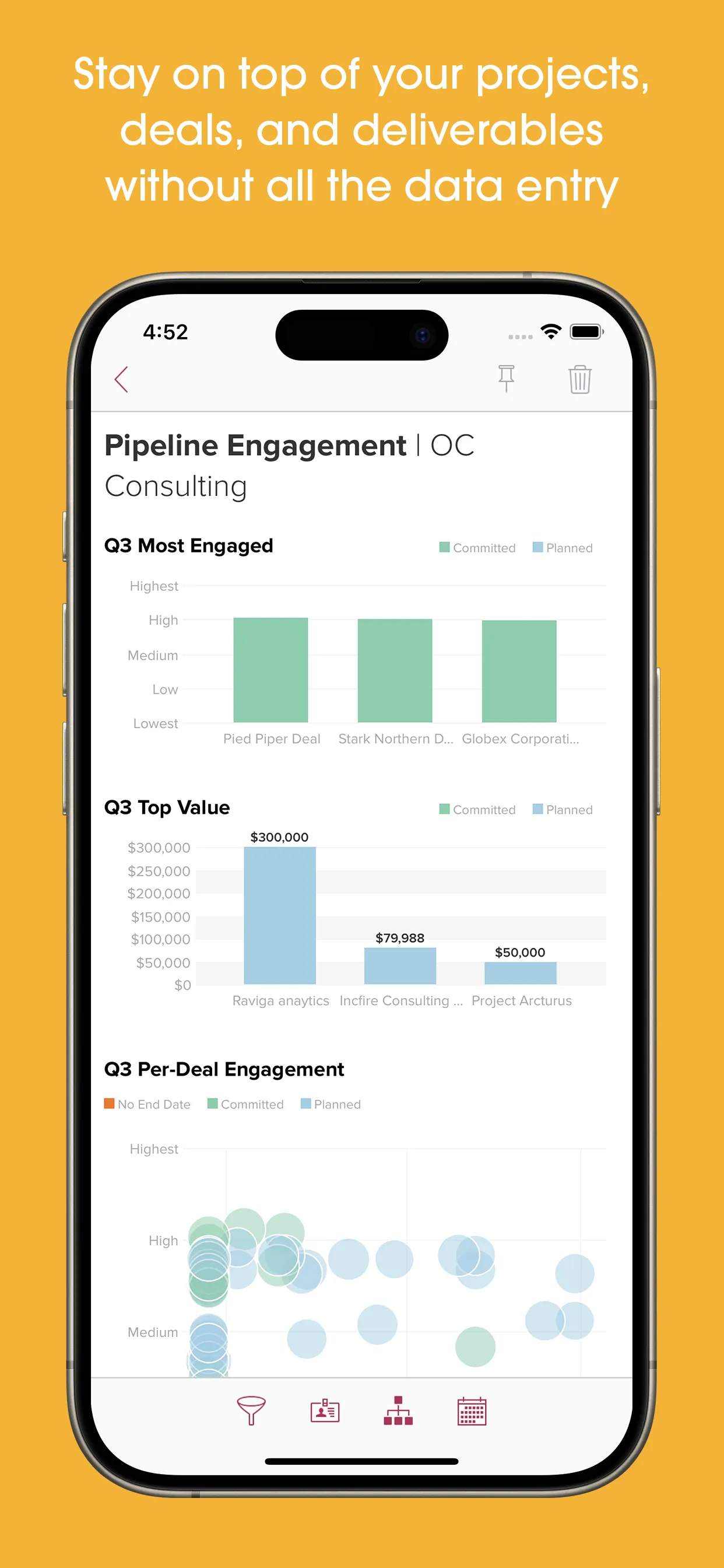 Cloze Relationship Management iphone screenshot 4