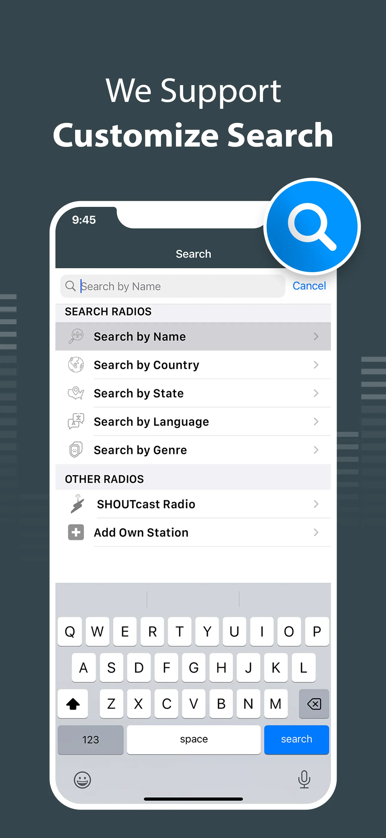 Radio Tuner - Live FM Stations iphone screenshot 8