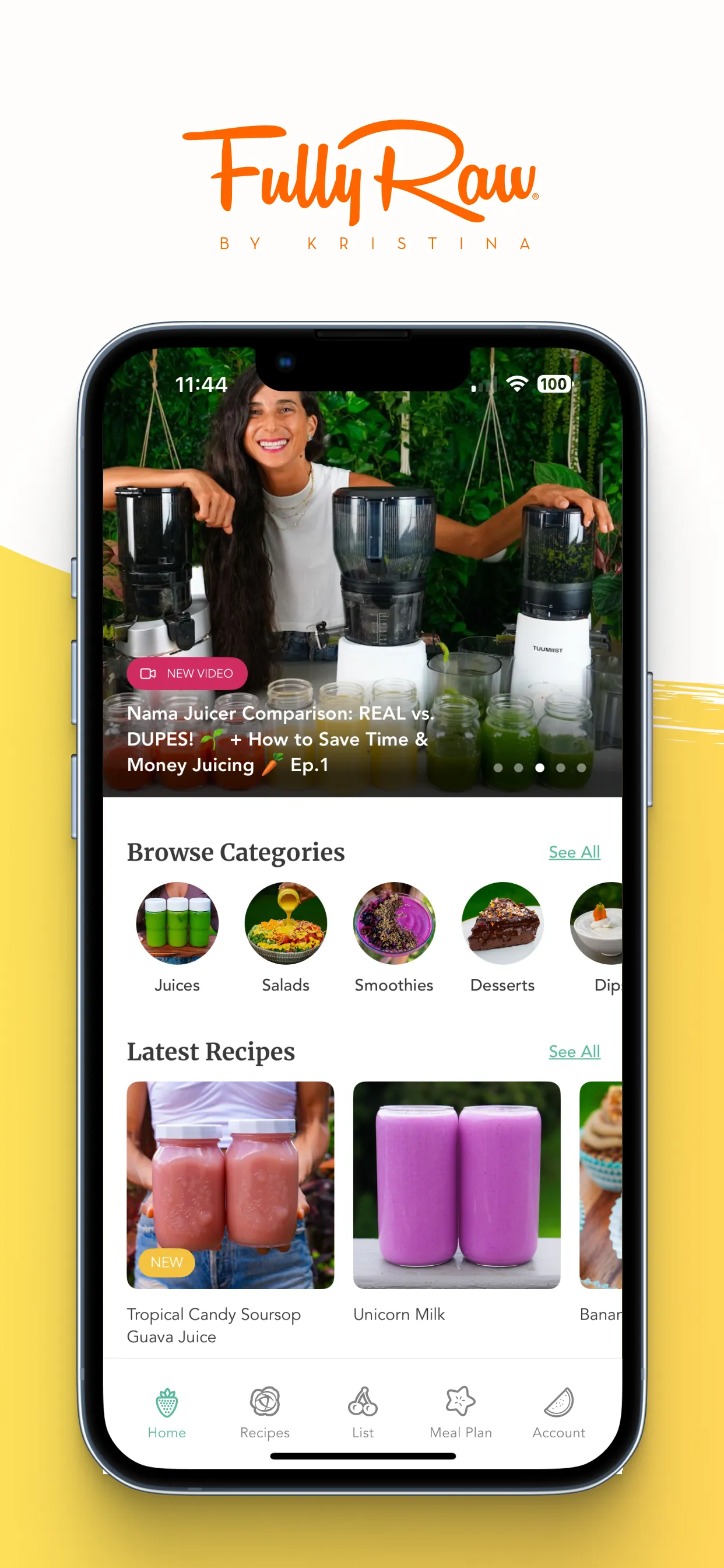 FullyRaw by Kristina iphone screenshot 1