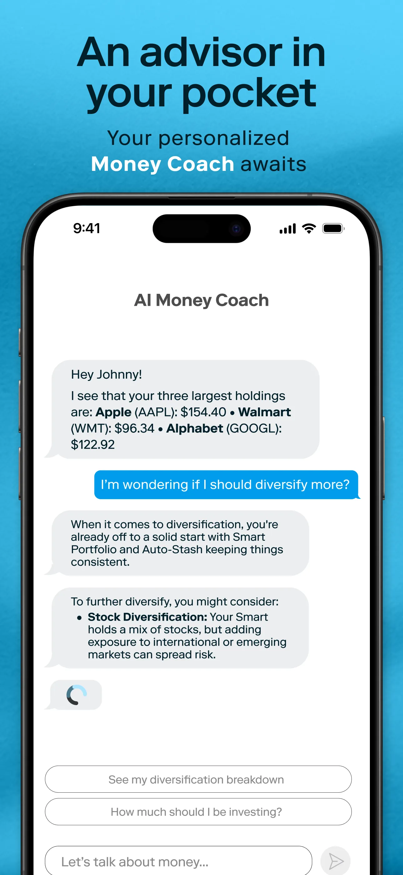 Stash: Investing made easy iphone screenshot 1