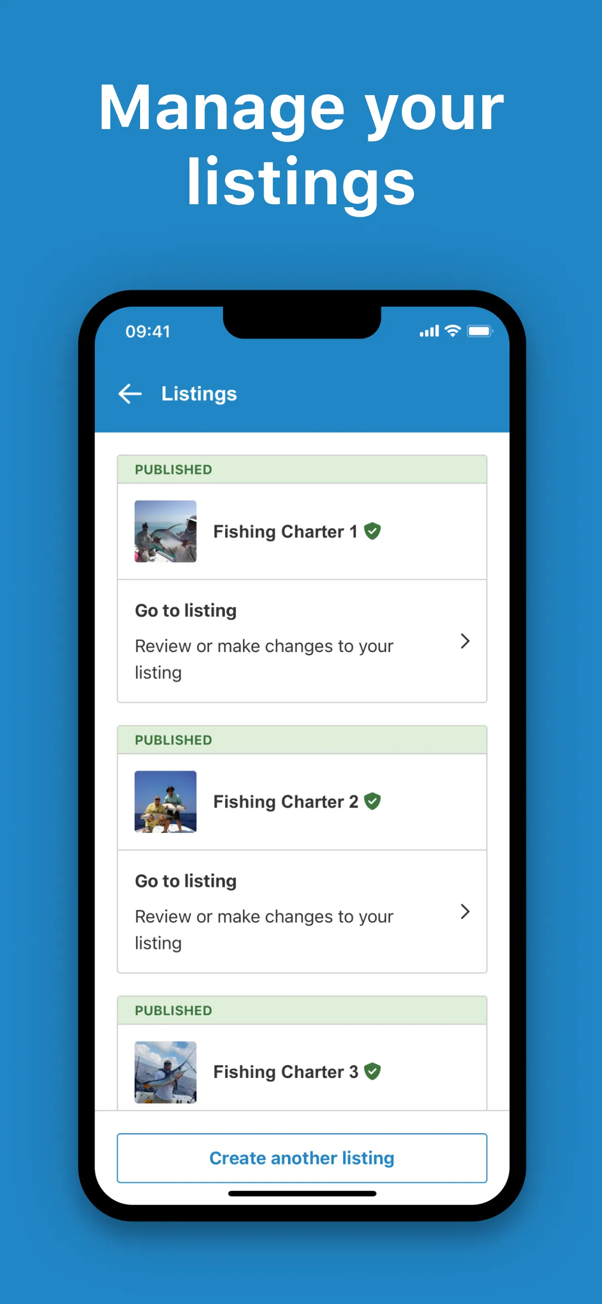 FishingBooker for Captains iphone screenshot 2