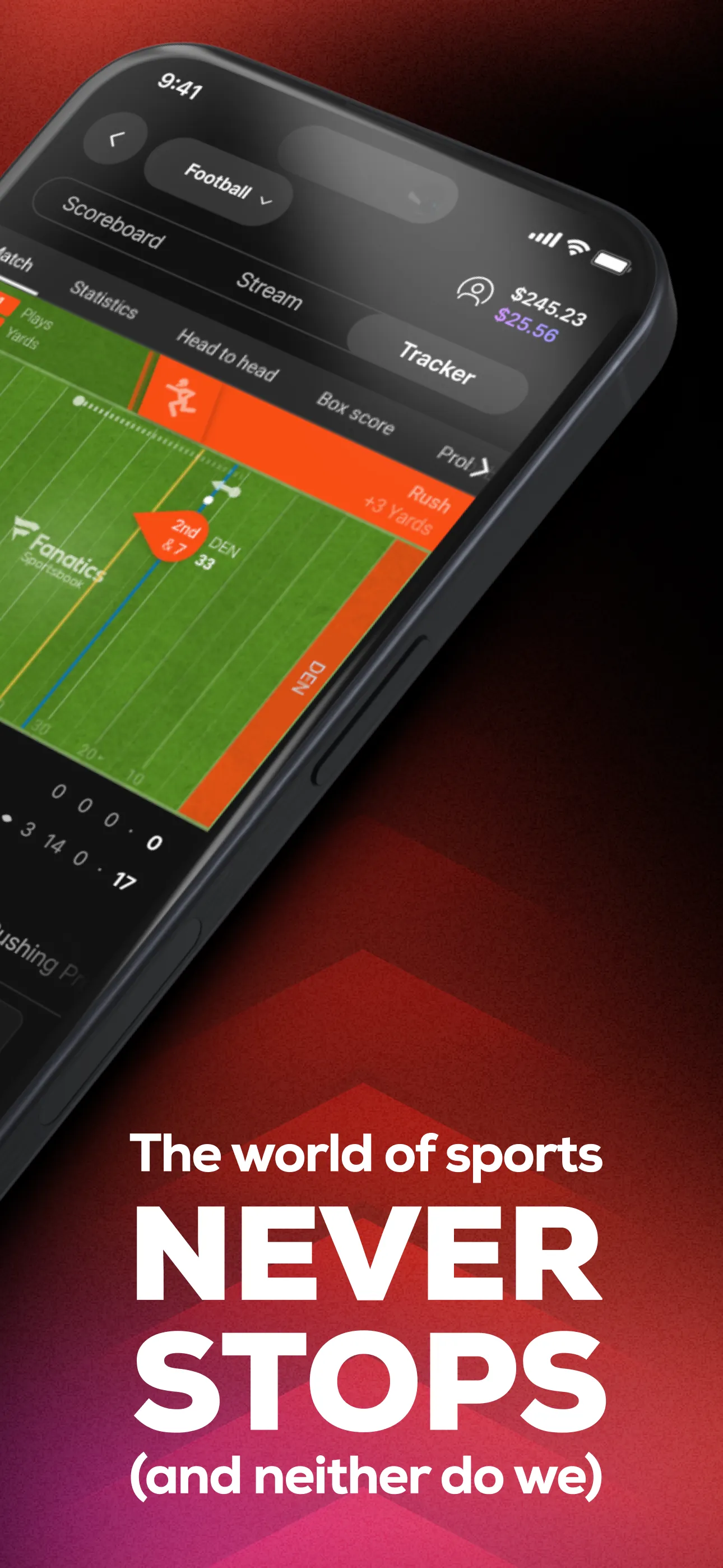 Fanatics Sportsbook & Casino iphone screenshot 6