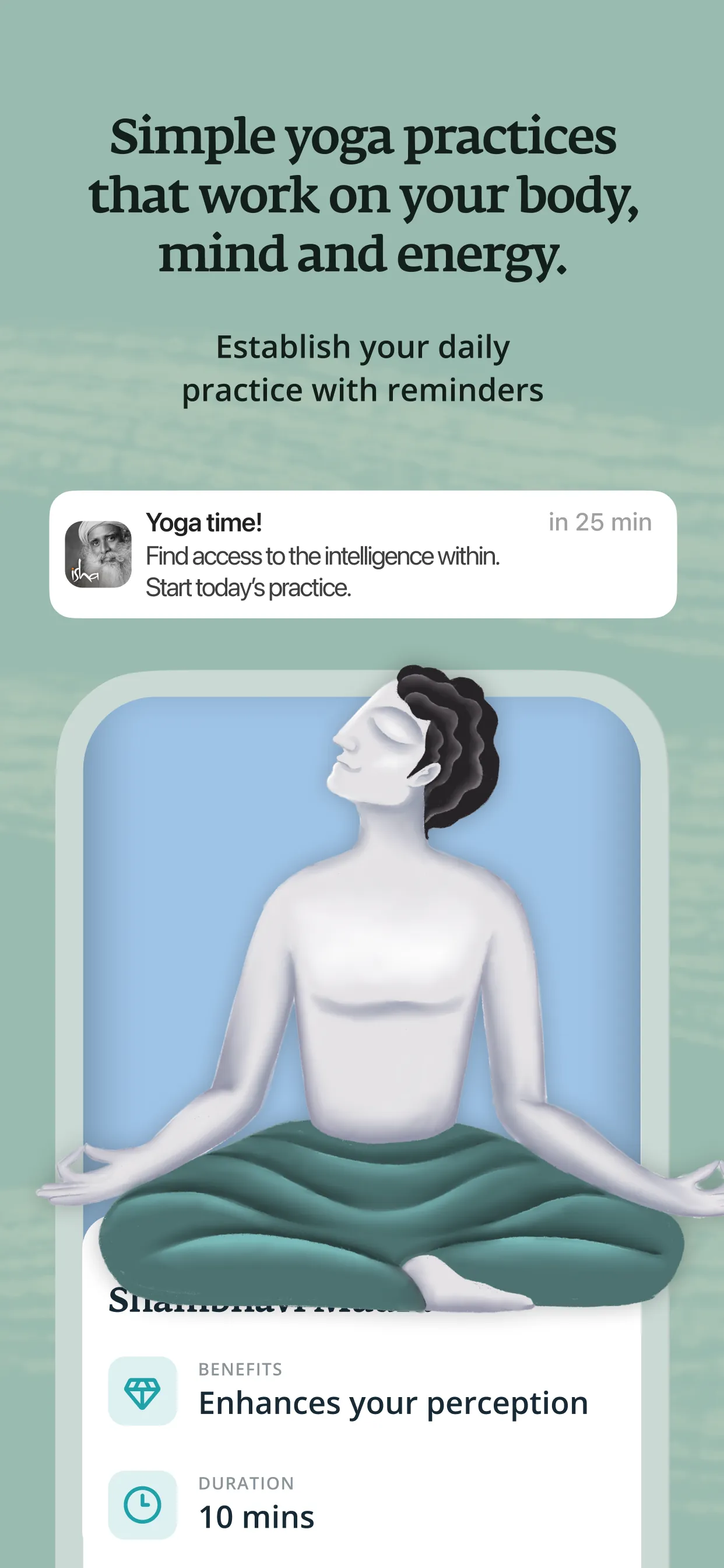 Sadhguru- Yoga & Meditation iphone screenshot 5