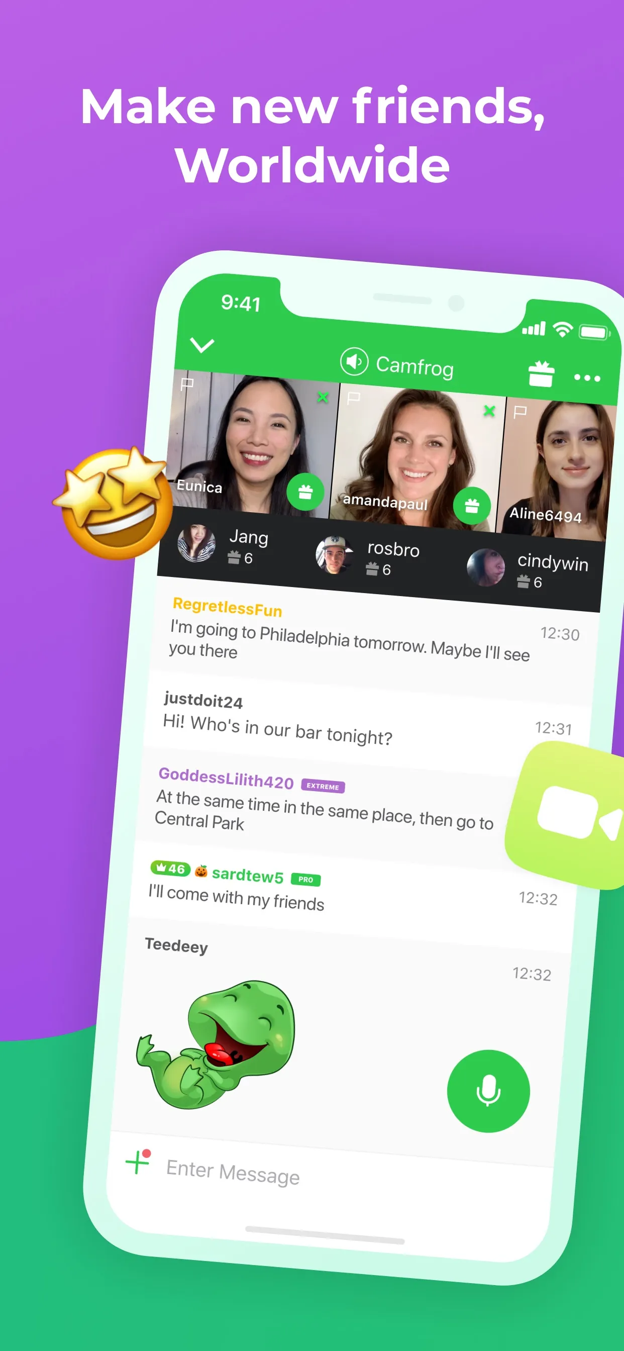 Camfrog: Live Cam Video Chat iphone screenshot 1