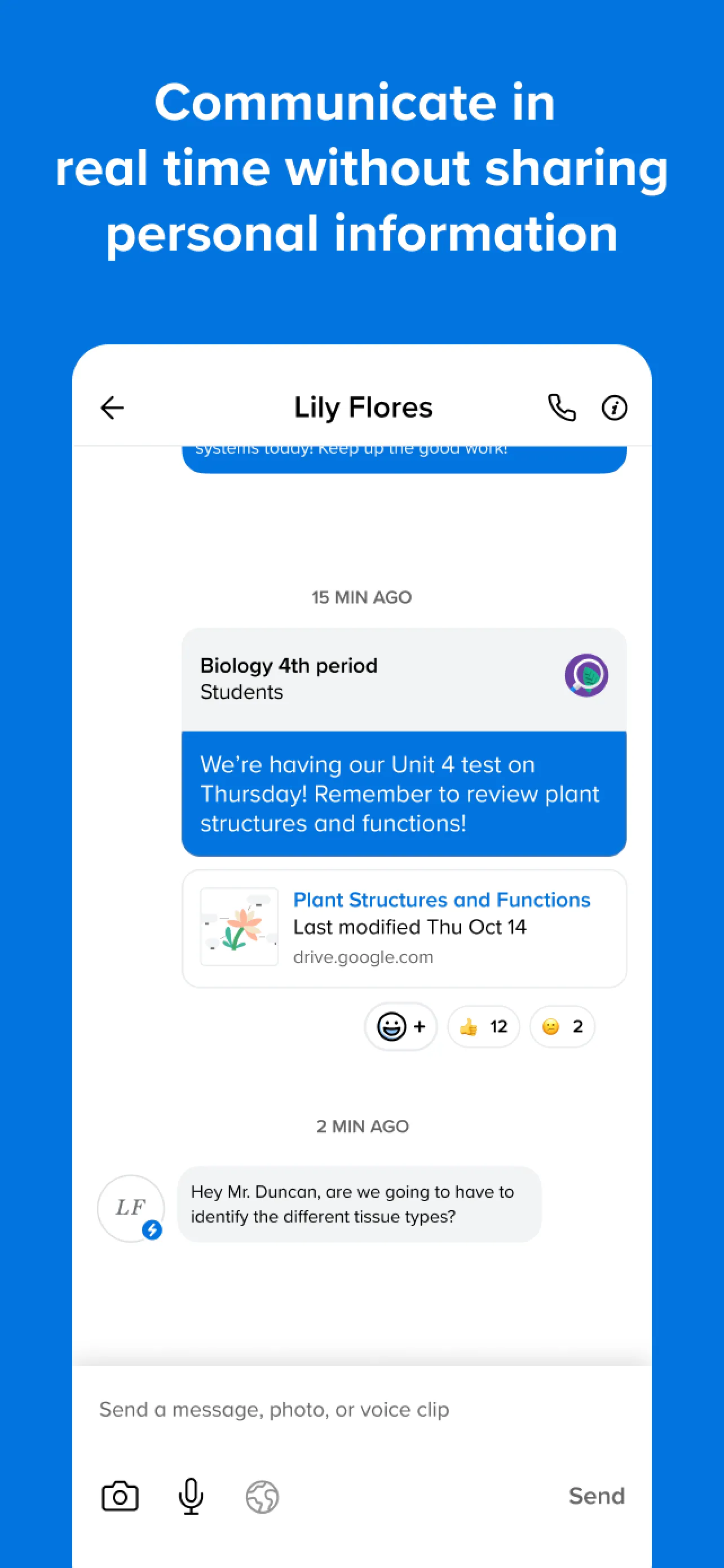 Remind: School Communication iphone screenshot 1