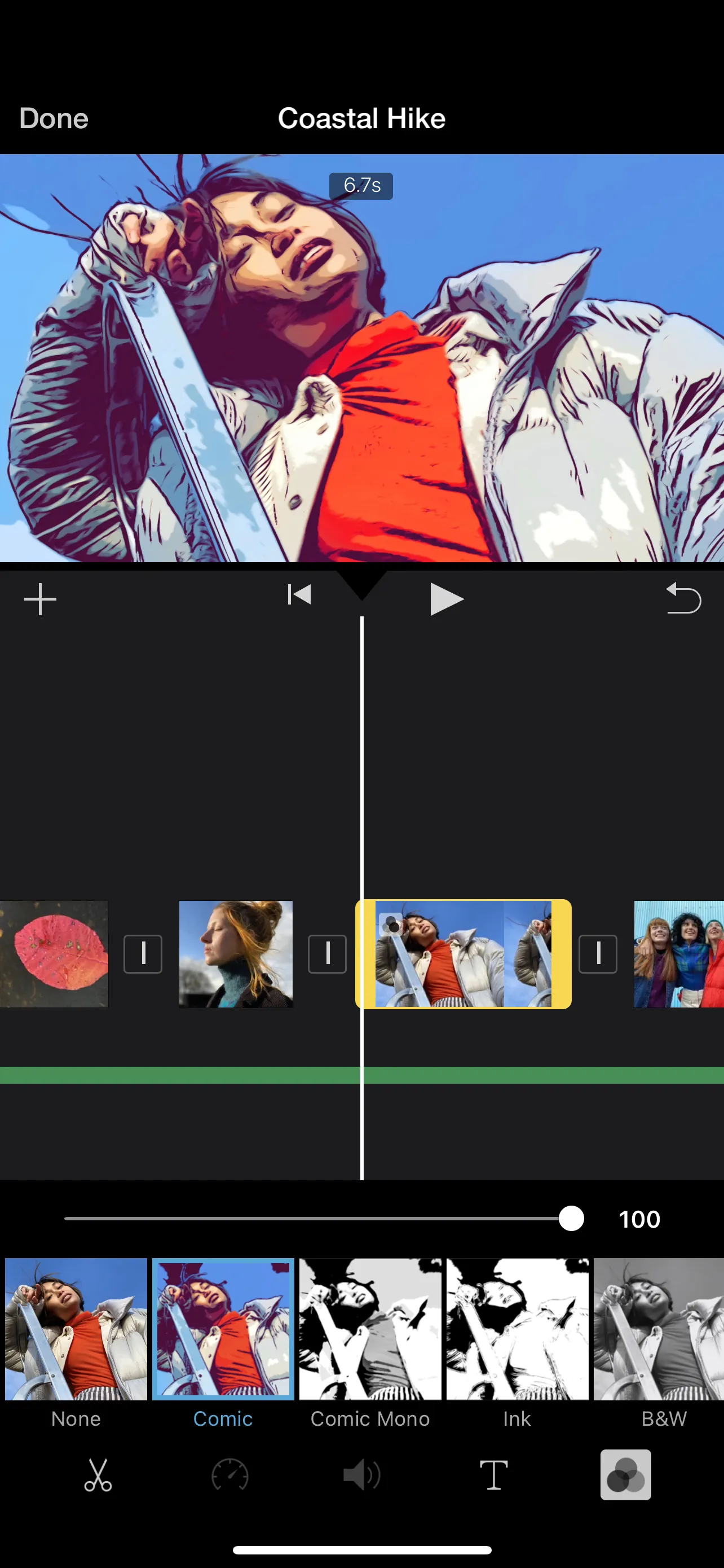 iMovie iphone screenshot 8