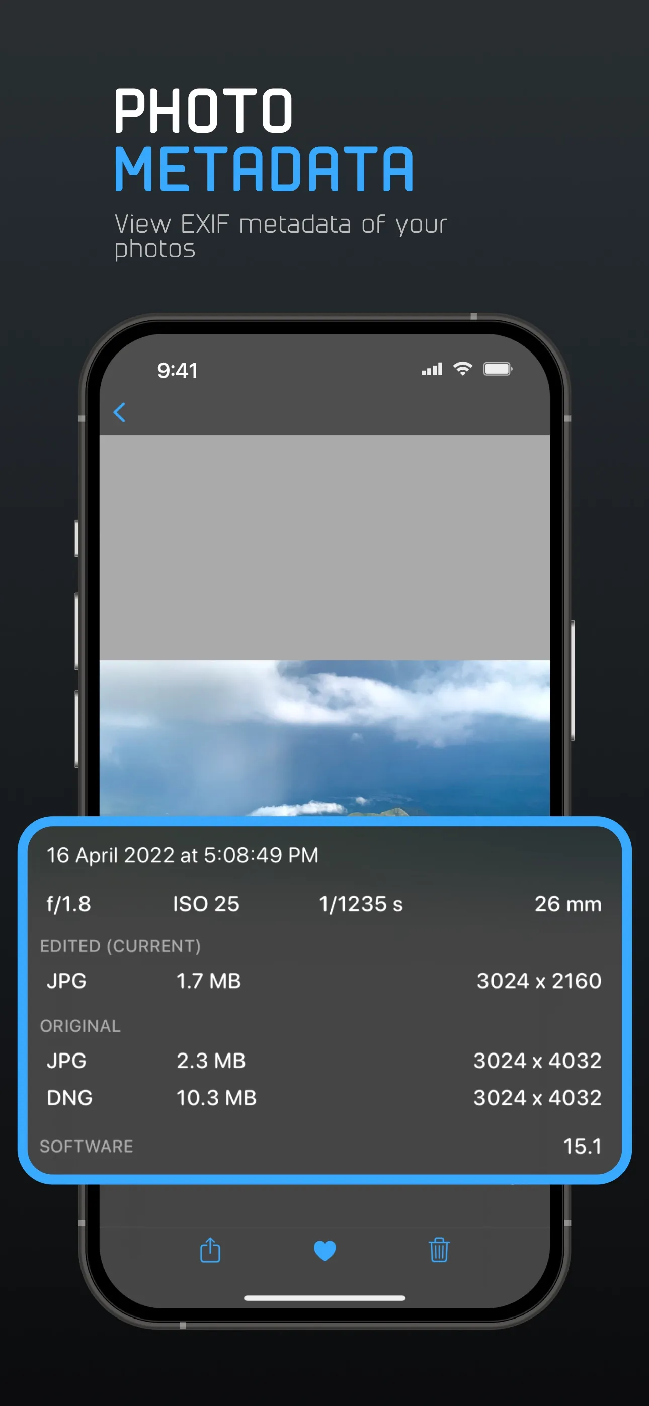 ProCam - Capture ProRAW photos iphone screenshot 5