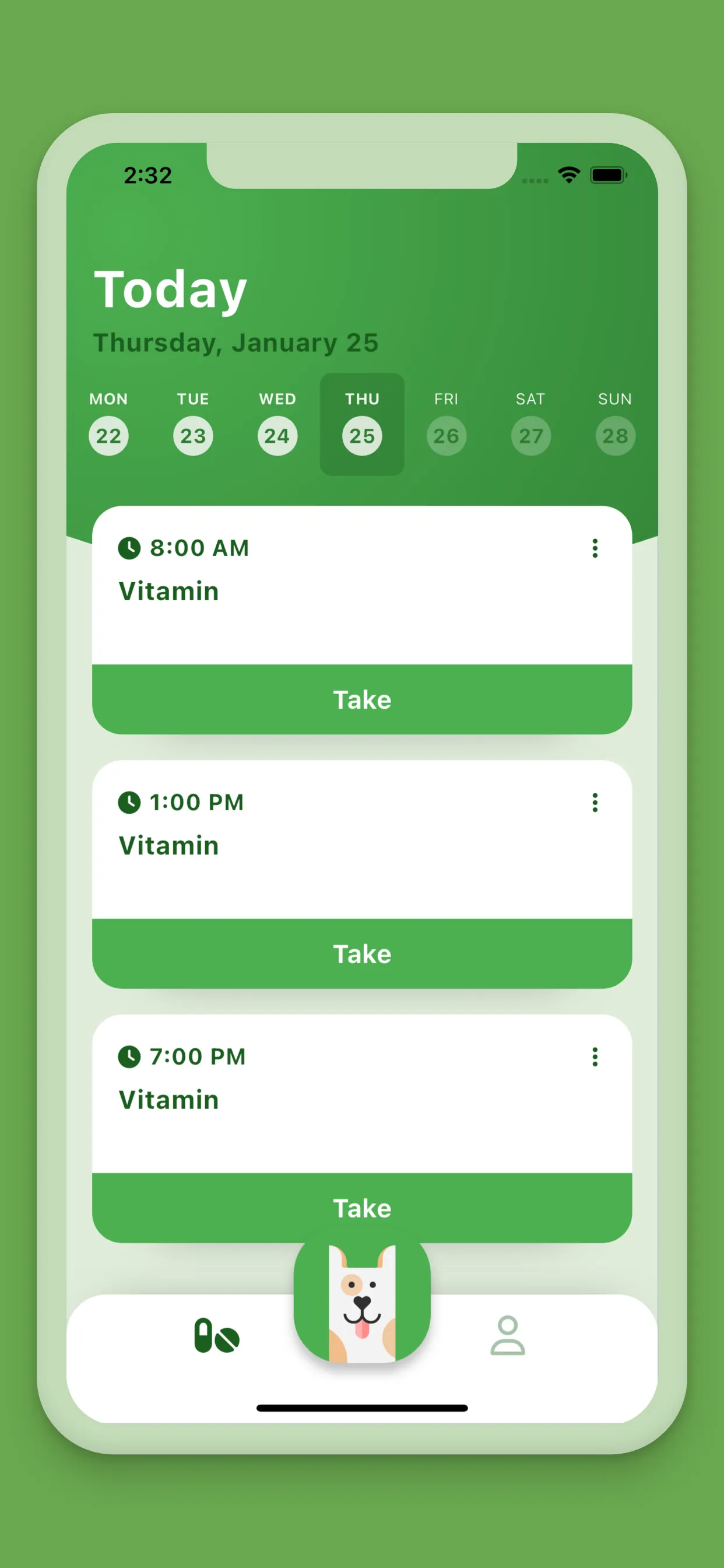 Max - Pill reminder iphone screenshot 1