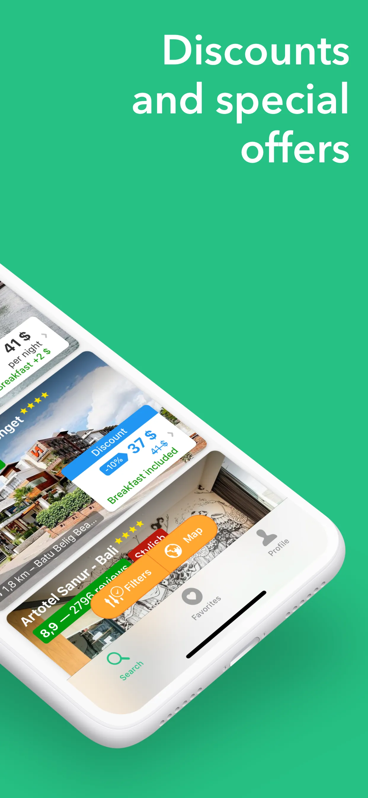 Cheap hotel deals — Hotellook iphone screenshot 2