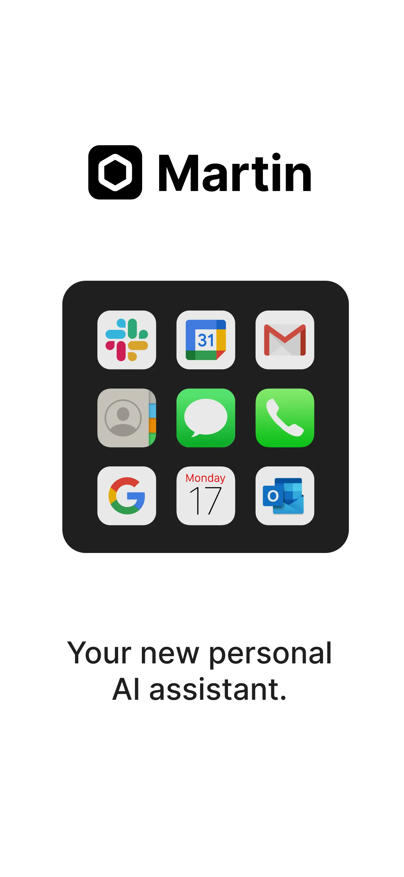 Martin: Personal Assistant iphone screenshot 1