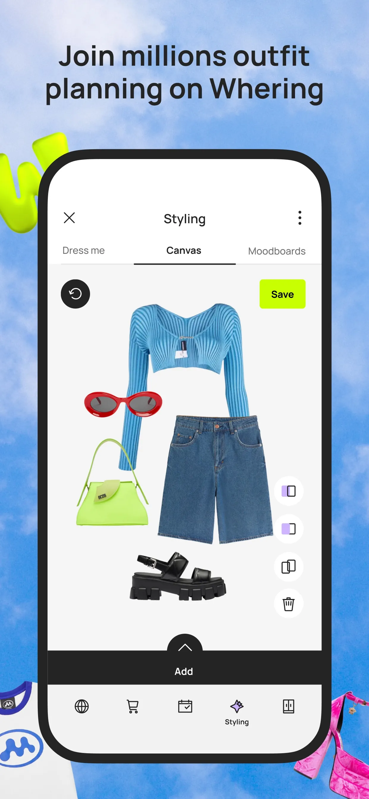 Whering: Your Digital Closet iphone screenshot 1