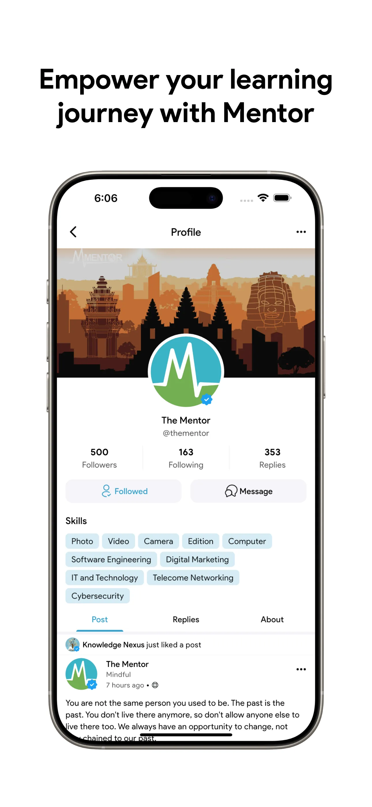 Mentor App iphone screenshot 5
