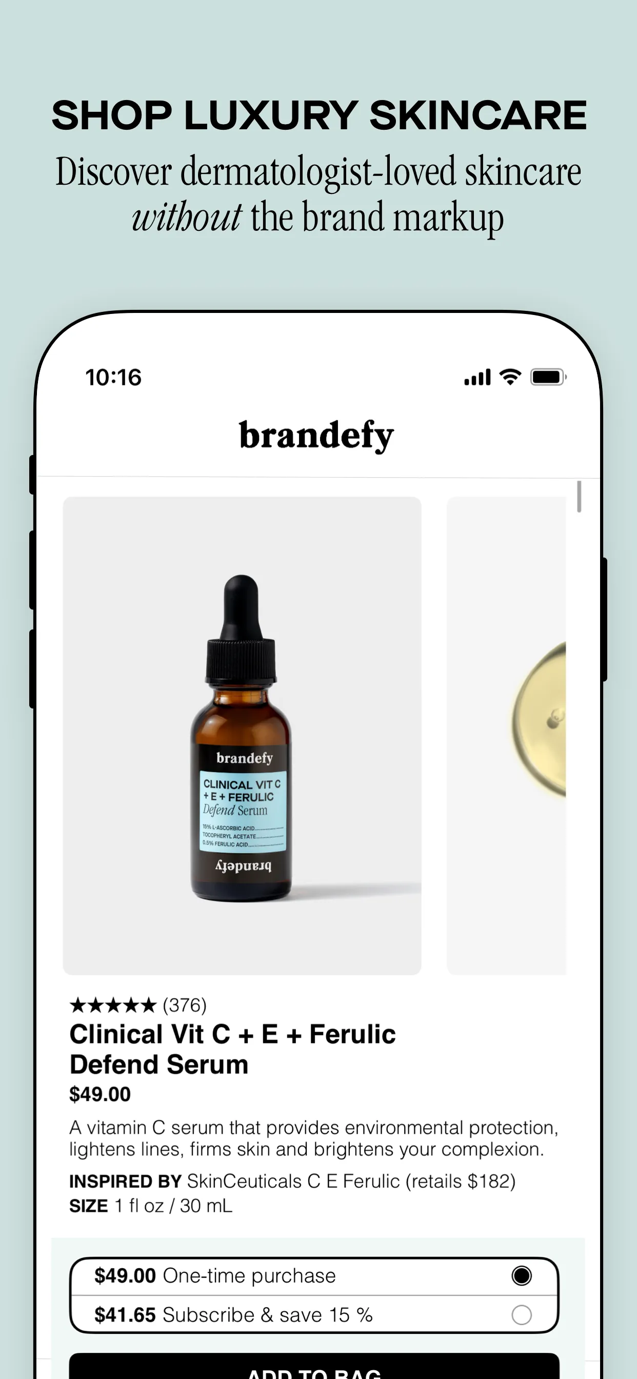 Brandefy: Affordable Beauty iphone screenshot 1