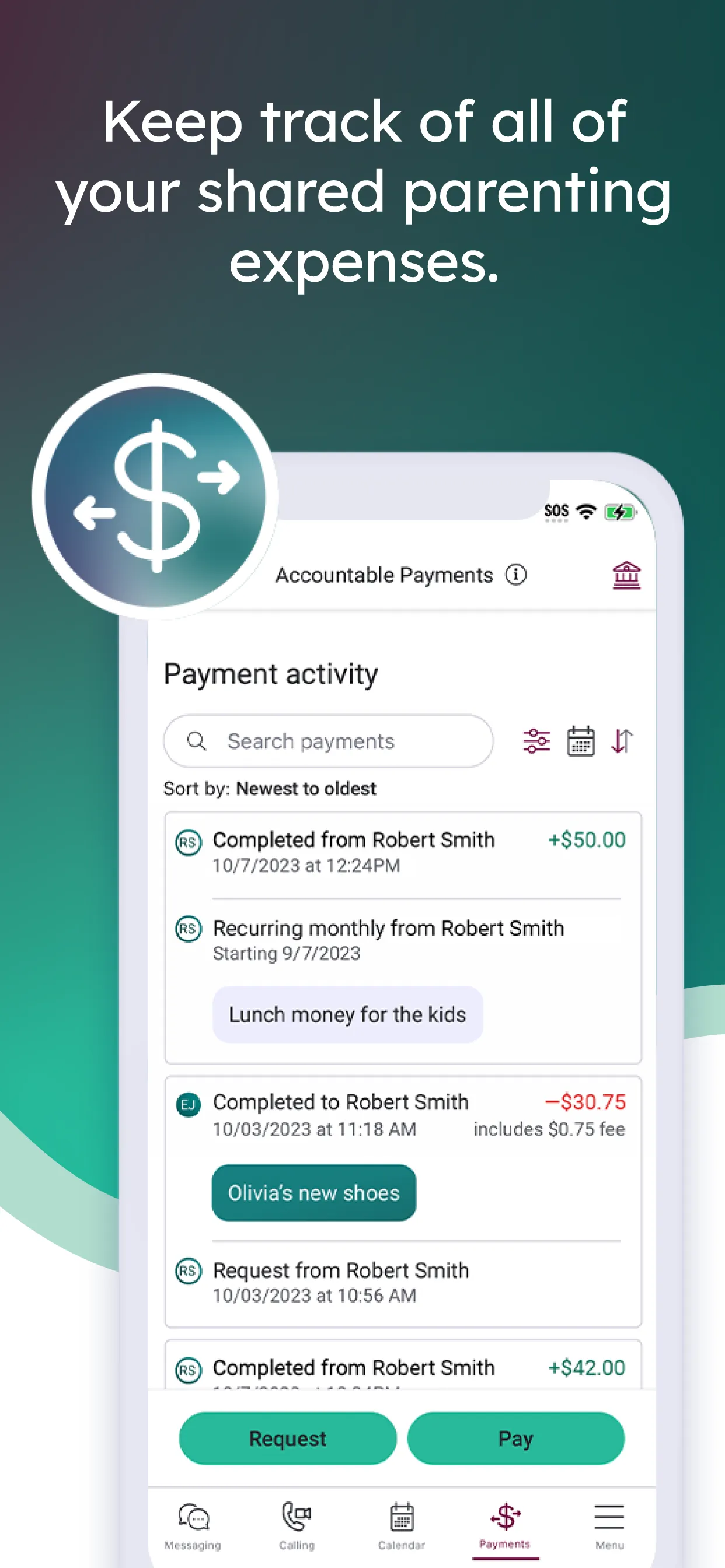 TalkingParents: Co-Parent App iphone screenshot 5