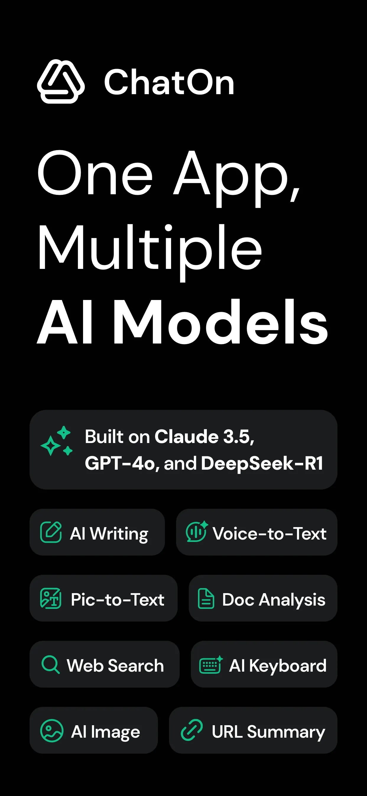 ChatOn AI - Chat Bot Assistant iphone screenshot 1