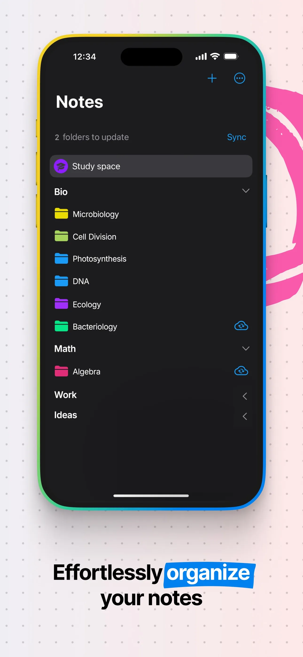 Nebo: Note Taking for Students iphone screenshot 4
