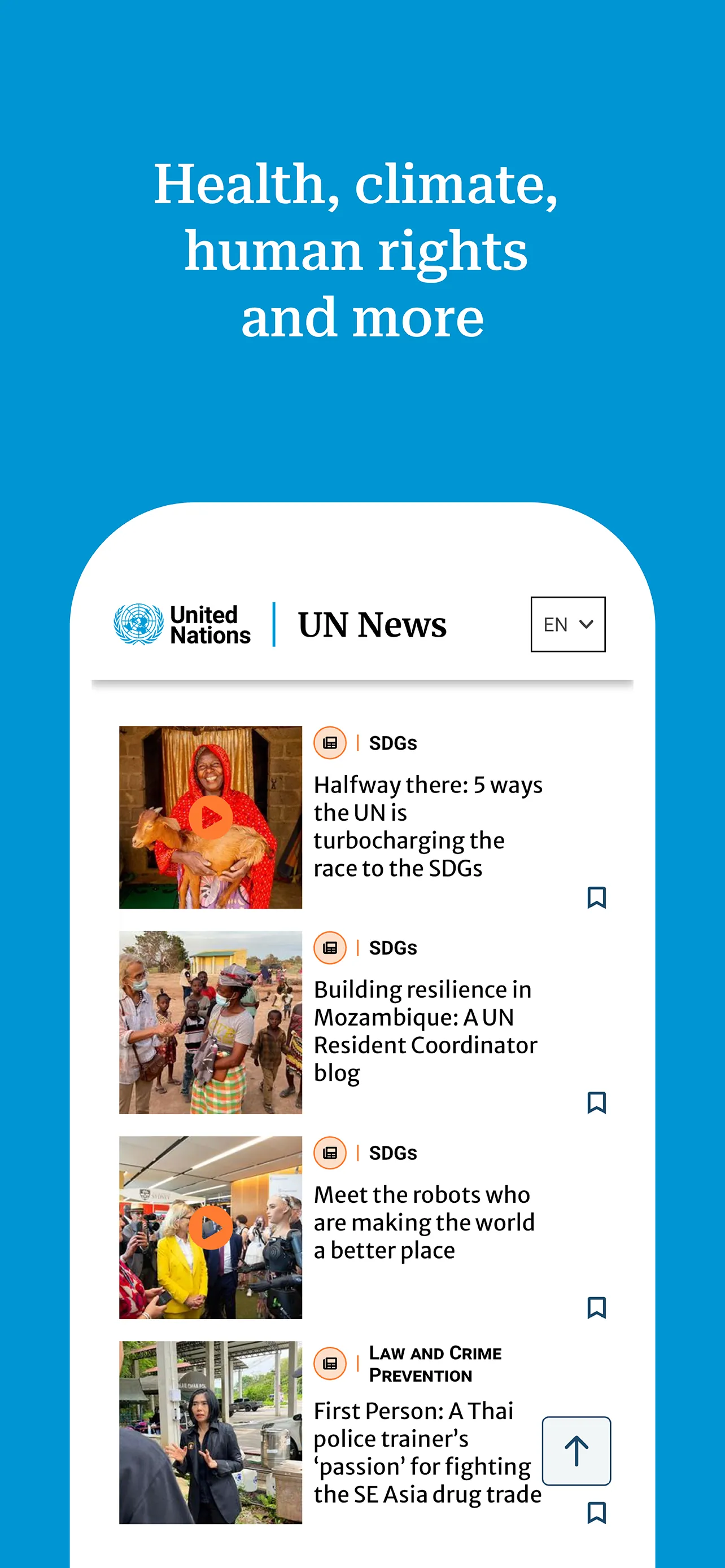 UN News iphone screenshot 6