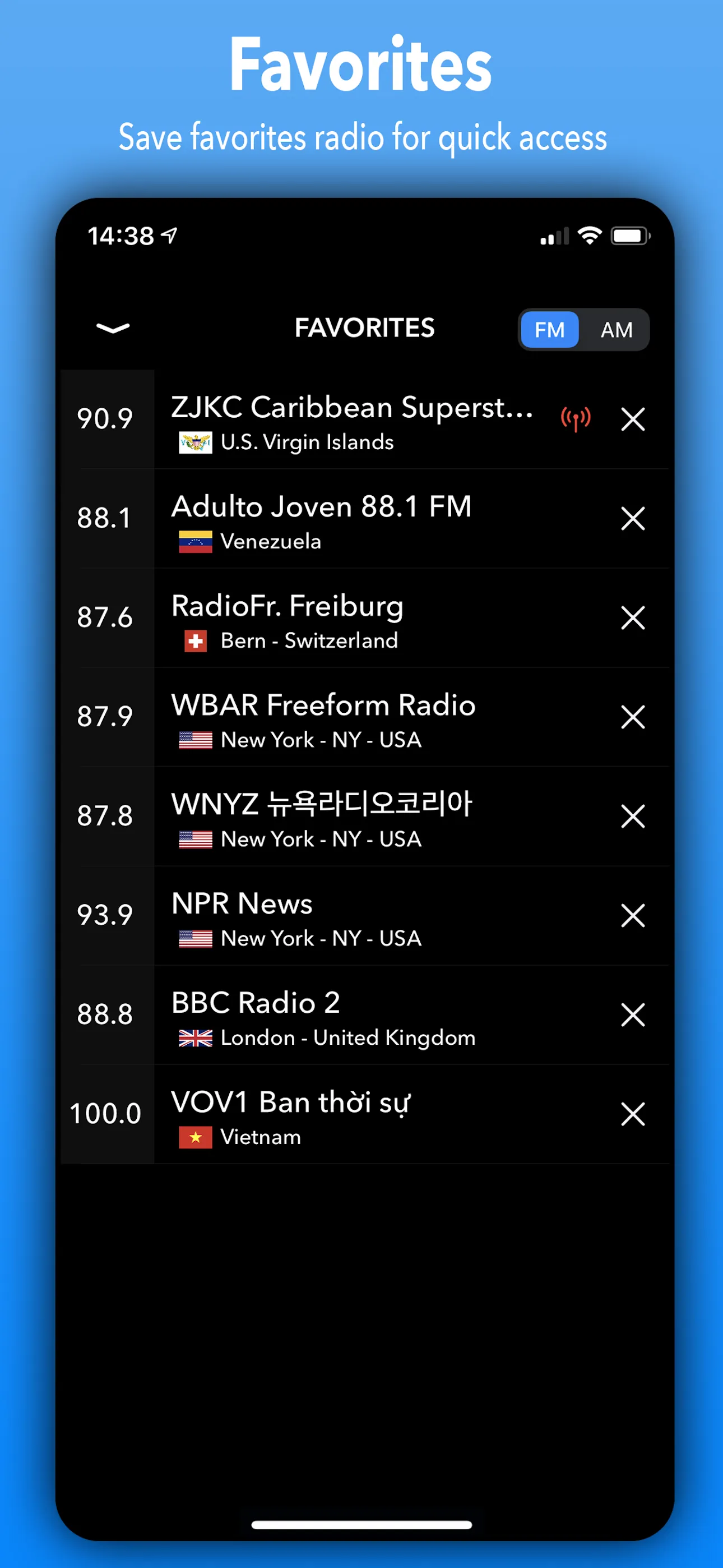 Radio App - Simple Radio Tuner iphone screenshot 4